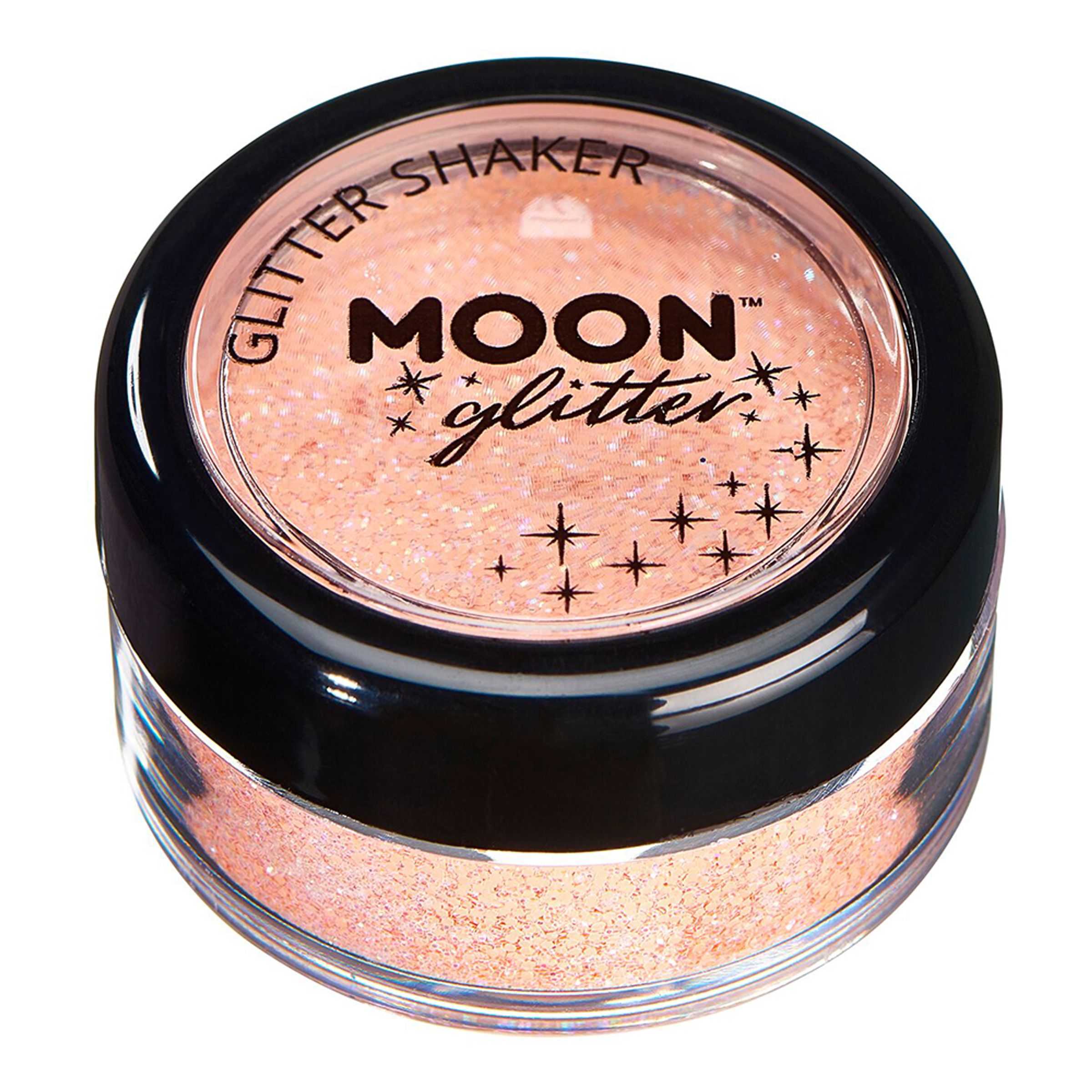 Läs mer om Moon Creations Pastel Glitter Shaker - Peach