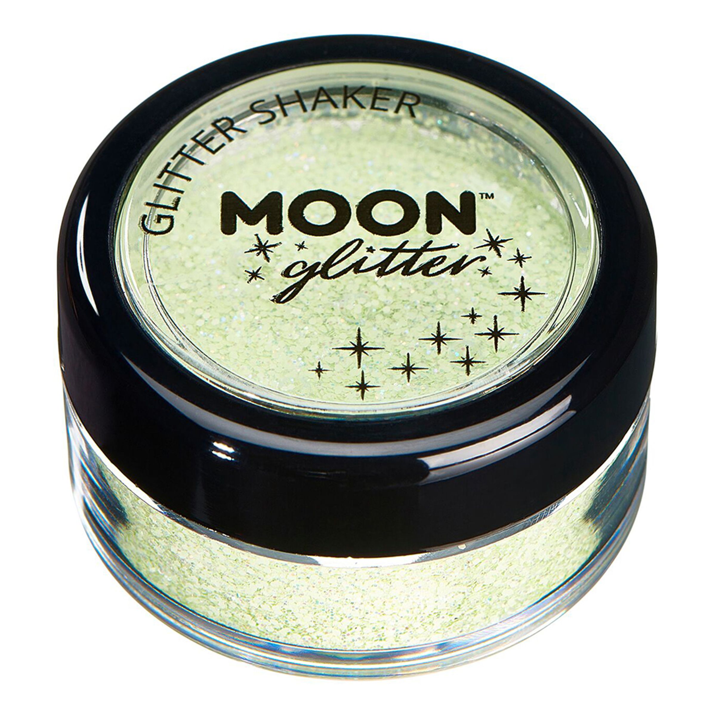 Läs mer om Moon Creations Pastel Glitter Shaker - Mintgrön