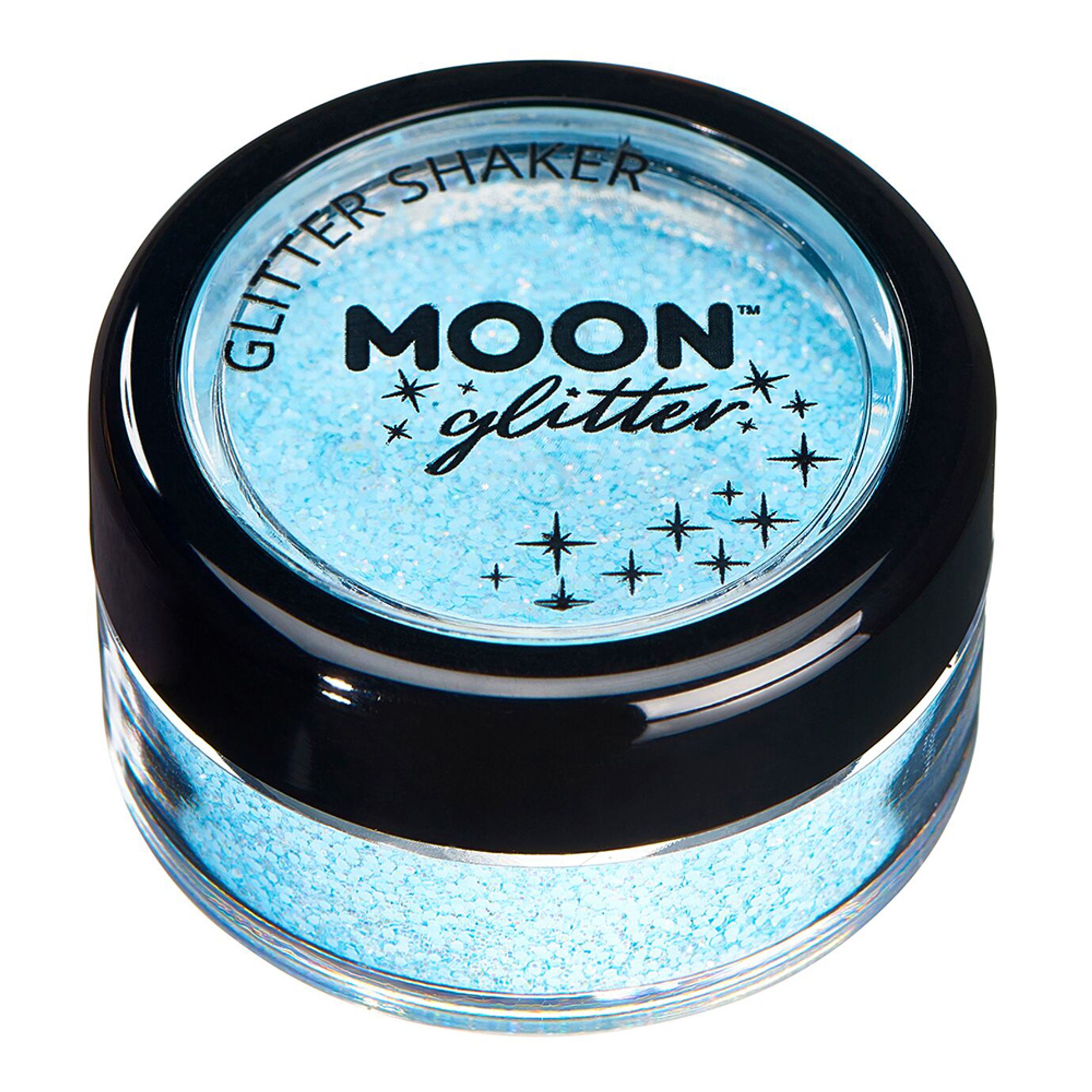 Läs mer om Moon Creations Pastel Glitter Shaker - Ljusblå