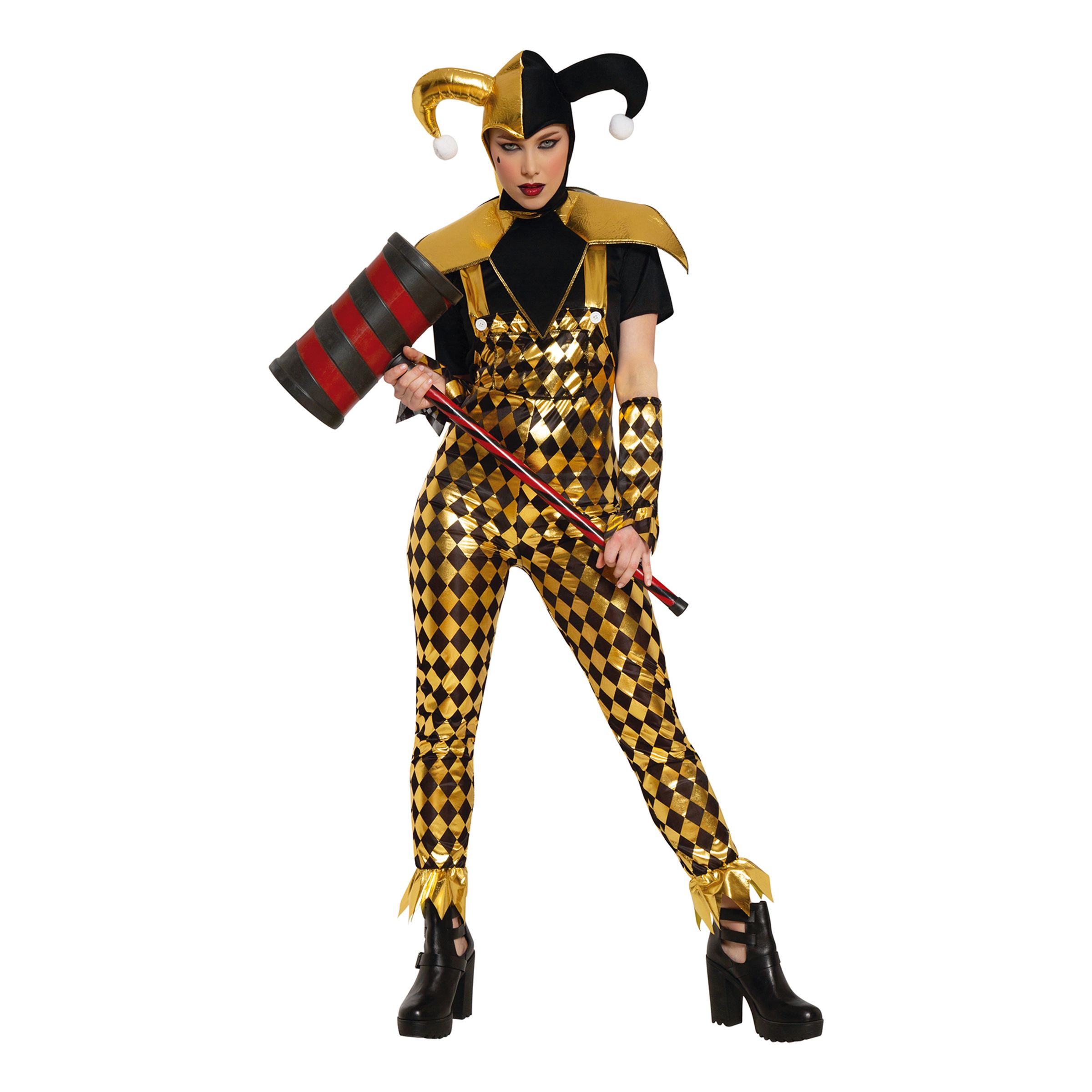 Mörk Harlequin Dam Maskeraddräkt - Large | Hem - Maskerad - Maskeraddräkter - Damdräkter | Pryloteket