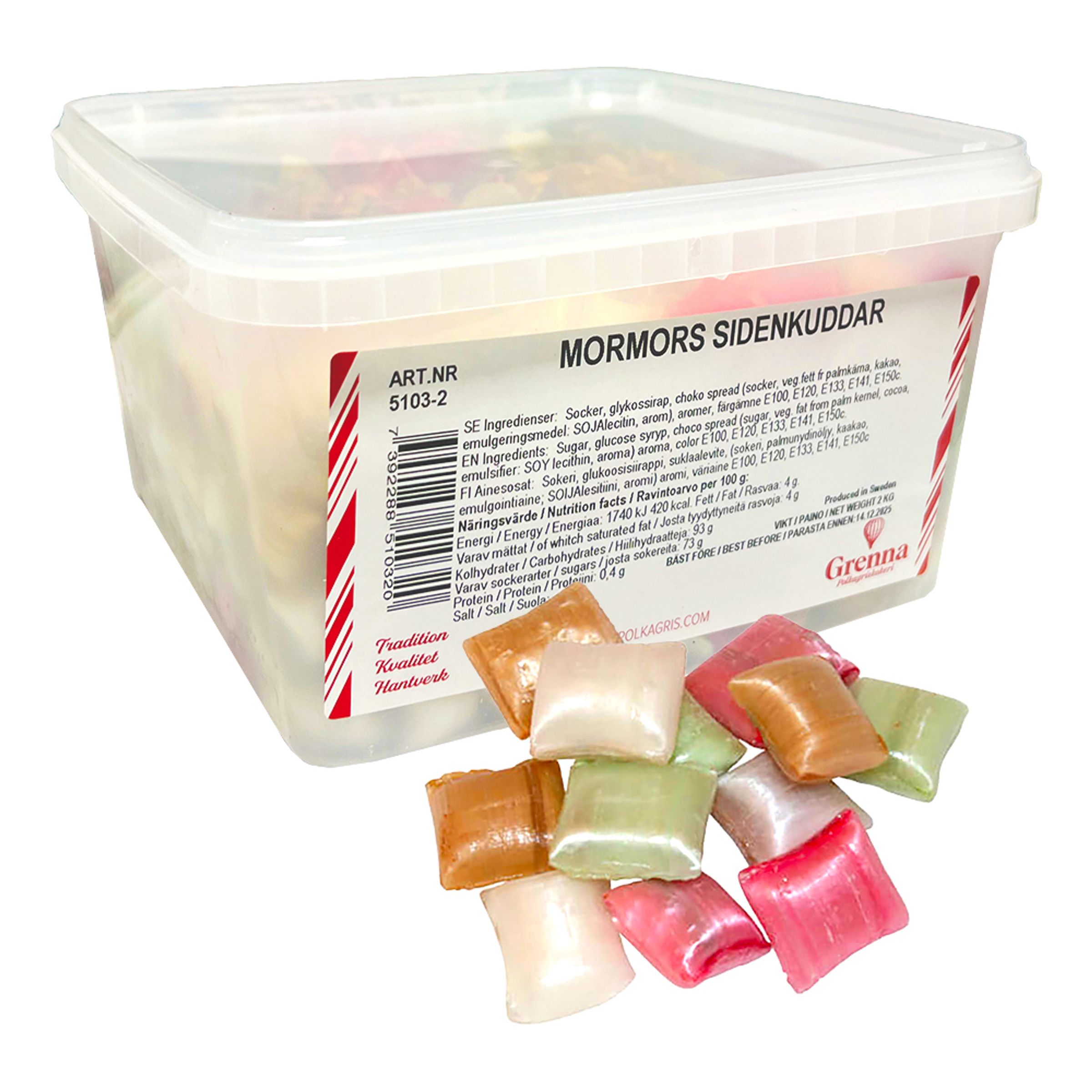 Mormors Sidenkuddar Storpack - 2 kg