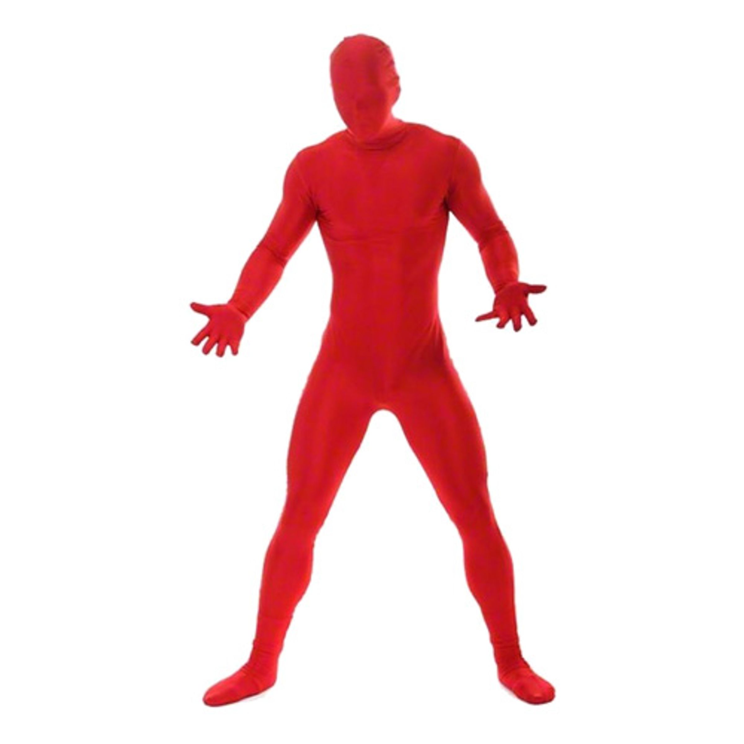 Läs mer om Morphsuit Röd Maskeraddräkt - X-Large