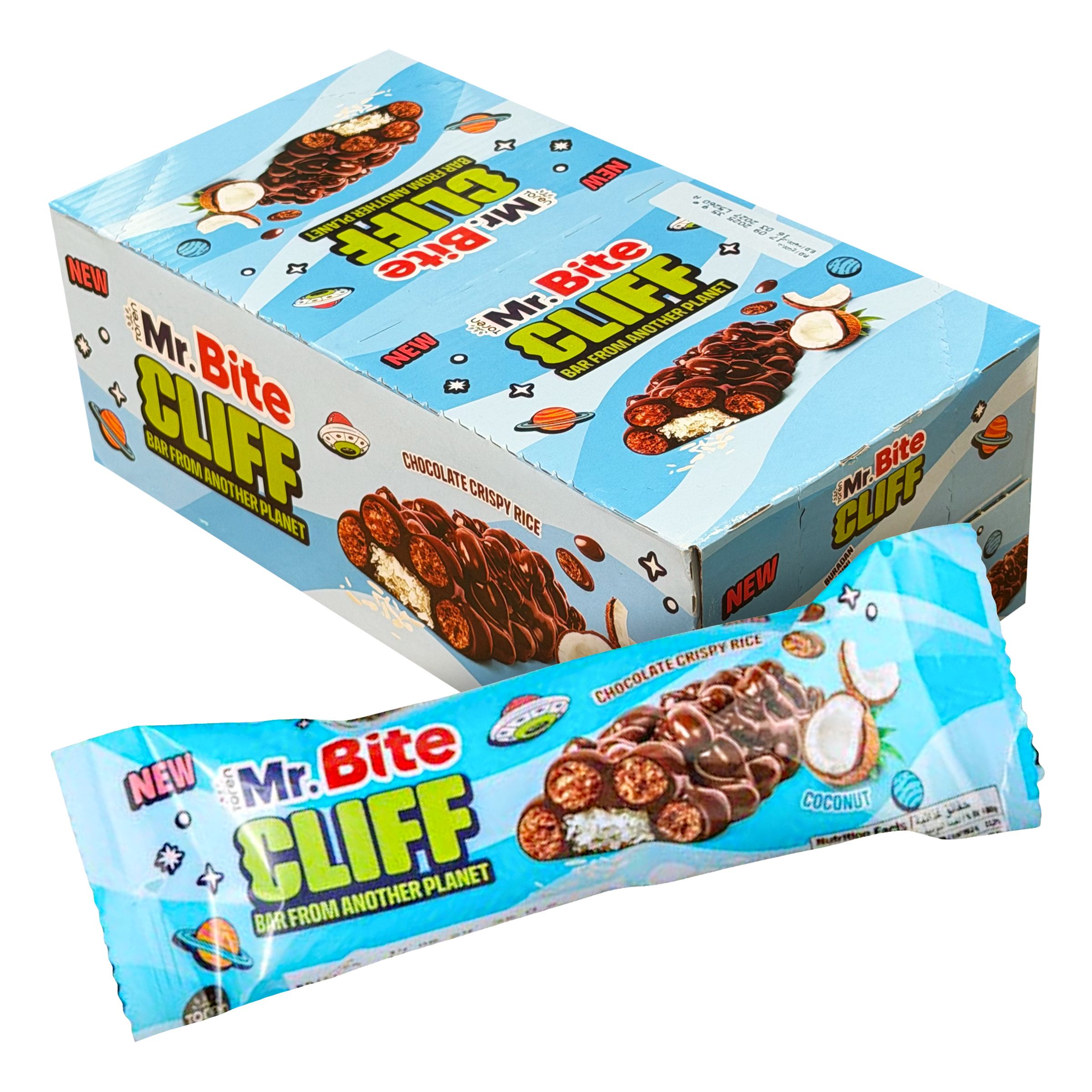 Mr. Bite Cliff Kokos Storpack - 24-pack | Hem - Godis & Läsk - Godis - Choklad | Party Outlet