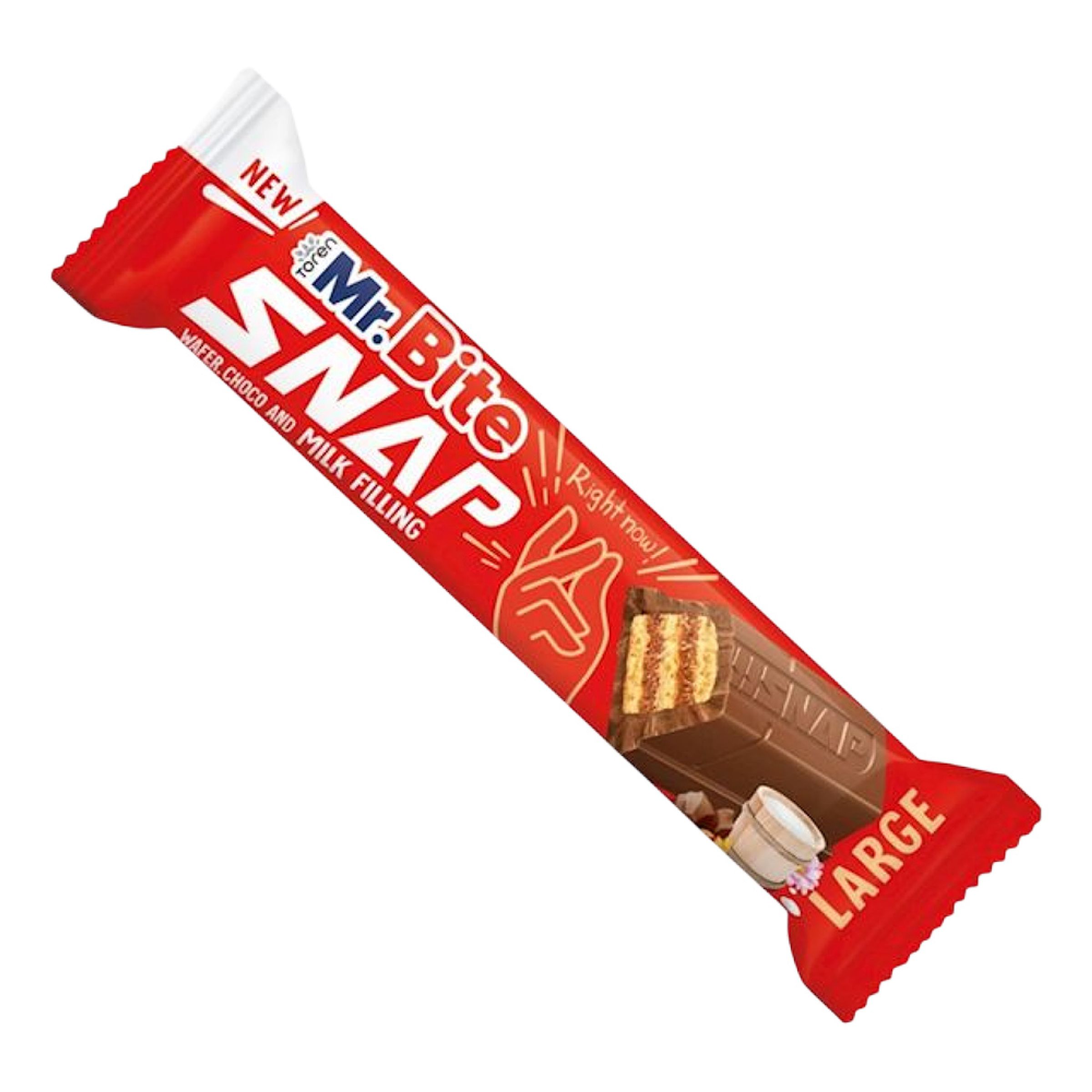 Mr. Bite Snap Mjölkchoklad Storpack - 24-pack | Hem - Godis & Läsk - Godis - Choklad | Party Outlet