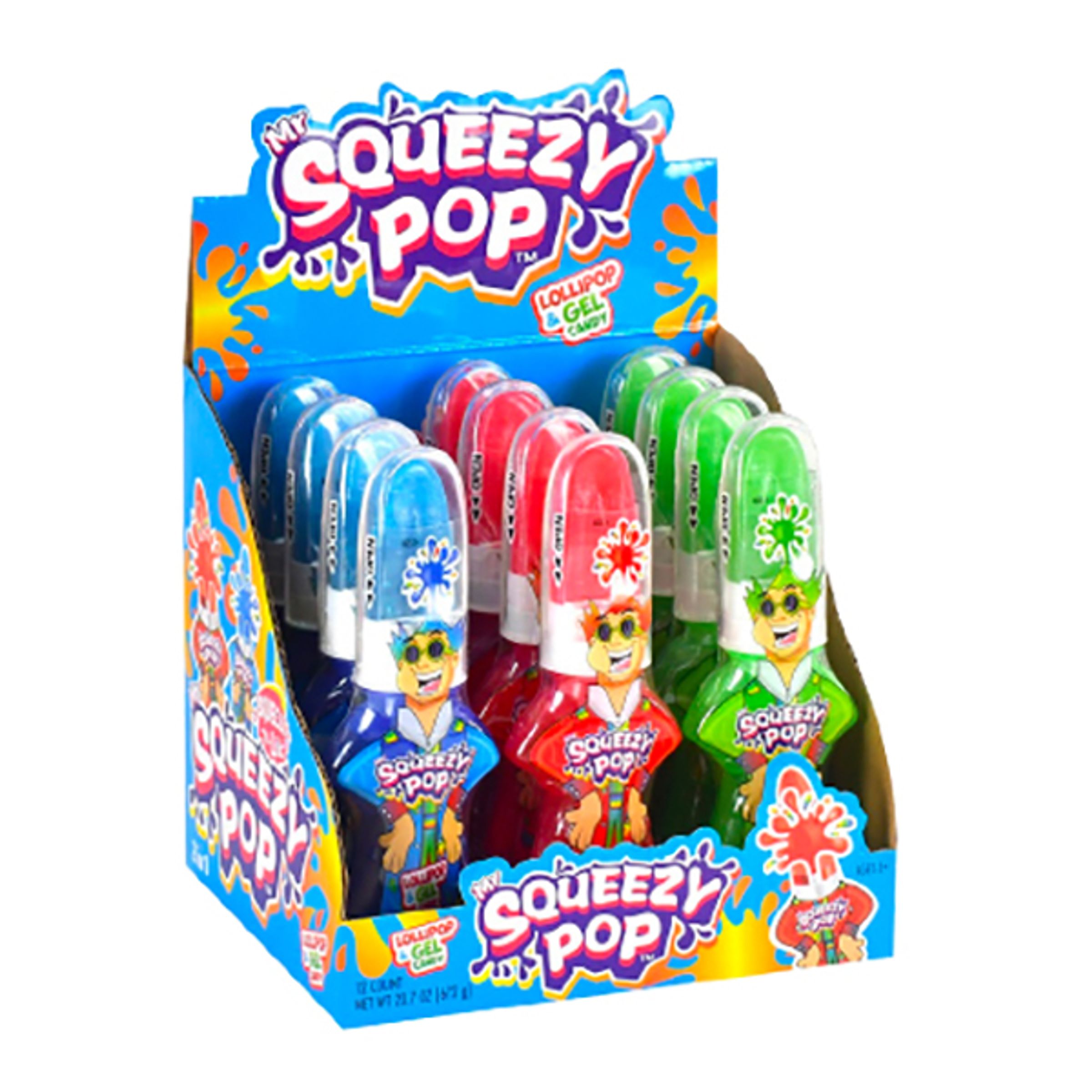 Läs mer om Mr Squeezy Pop Klubba - 56 g