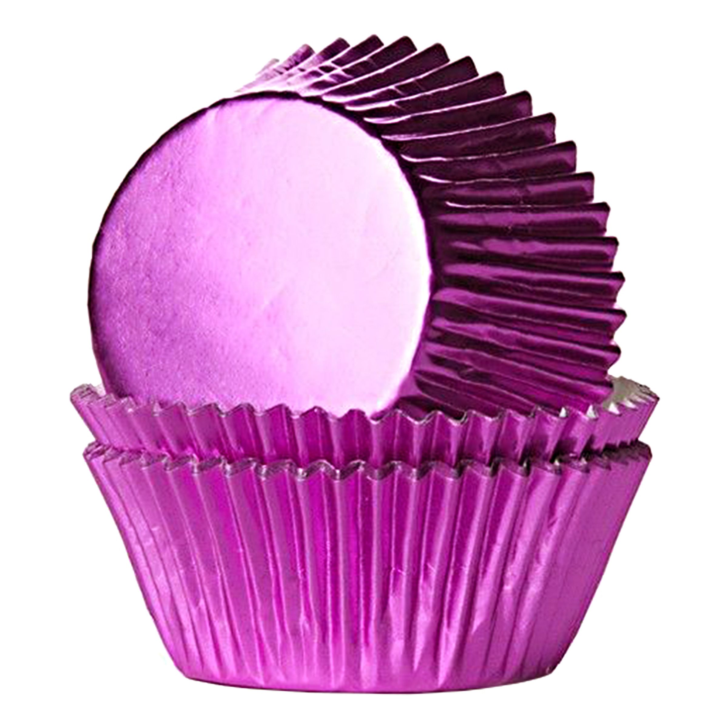 Muffinsformar Folie Rosa - 24-pack