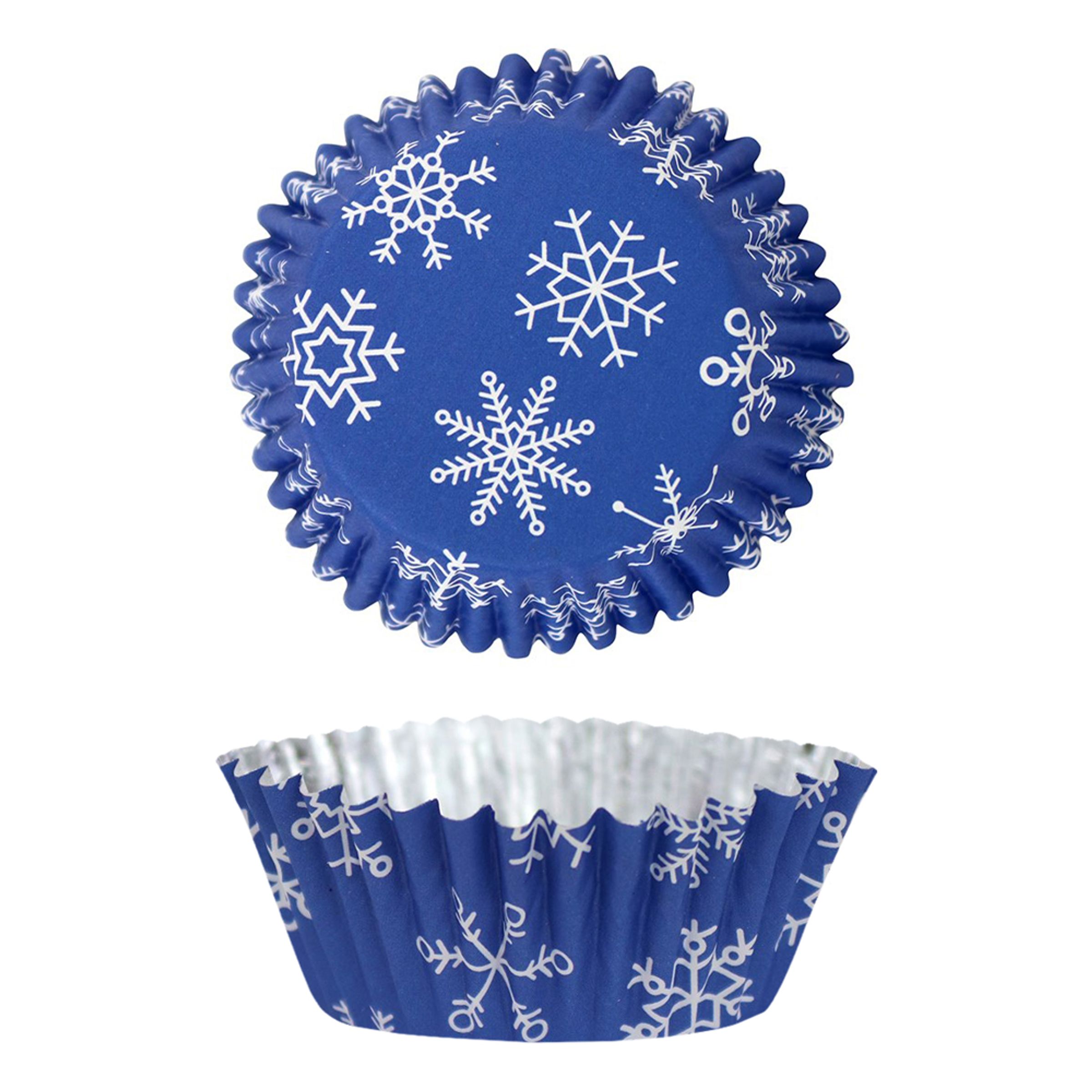 Muffinsformar Folierade Snöflingor - 30-pack | Hem//Teman//Barnkalas//KALASTEMAN//Frost kalas | PartyOutlet