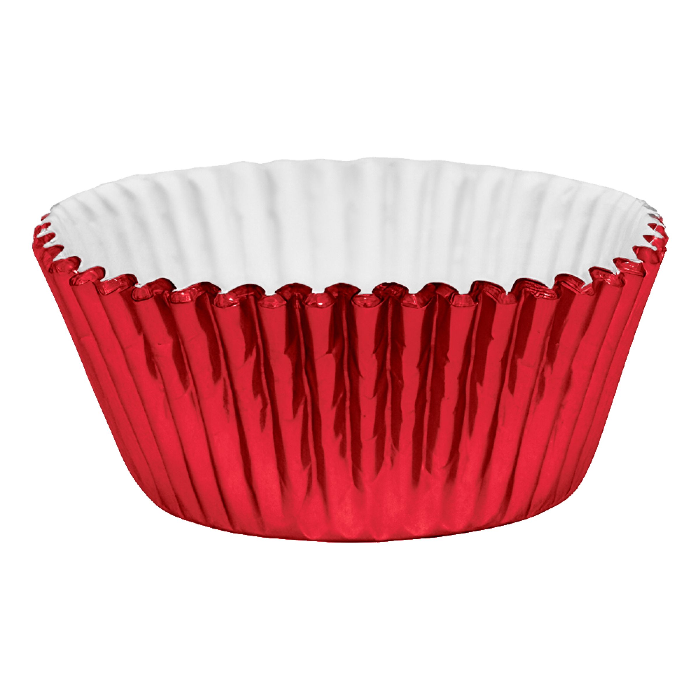 Muffinsformar Metallic Röd - 30-pack | Hem//Teman//Färger//Röd | PartyOutlet