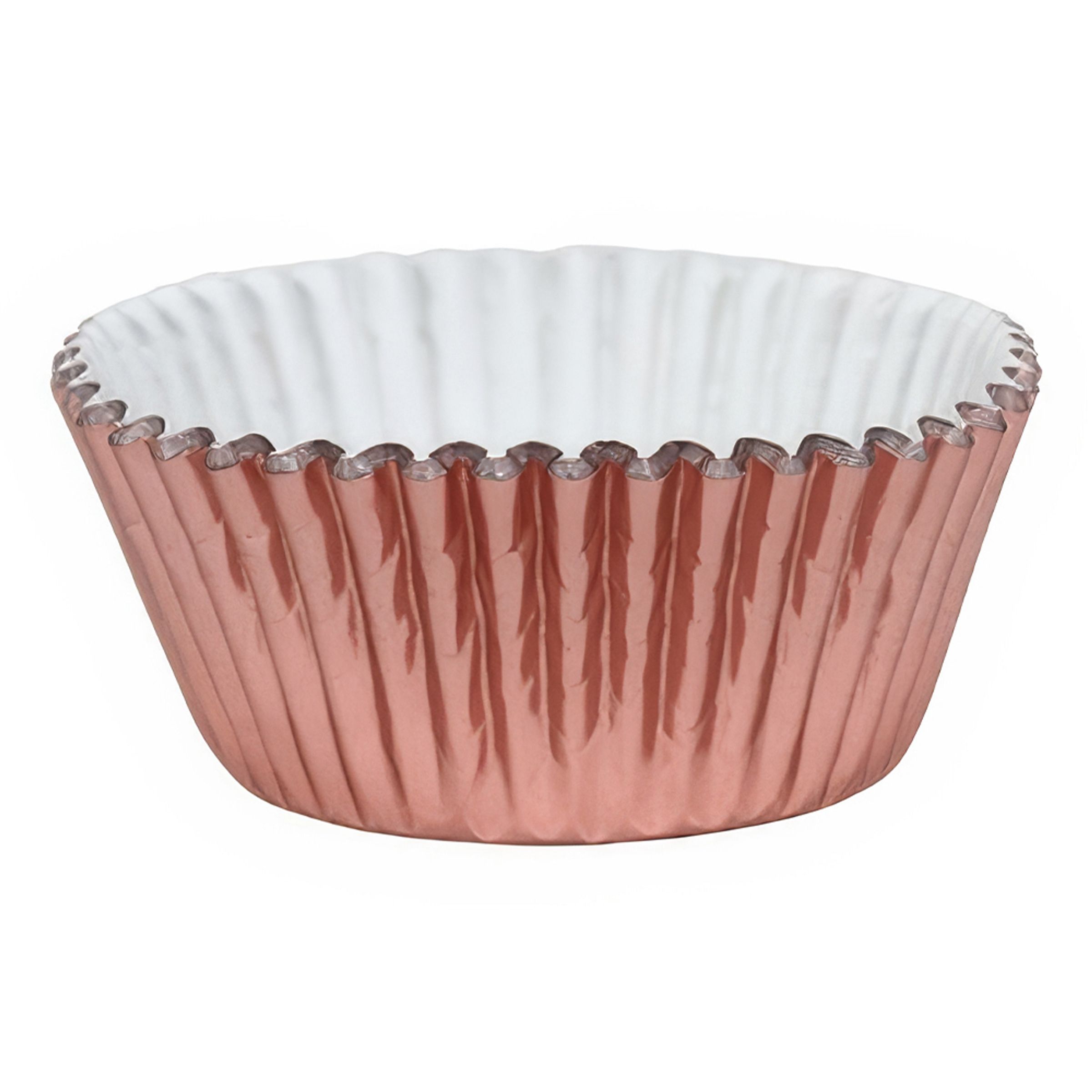 Muffinsformar Metallic Roséguld - 30-pack