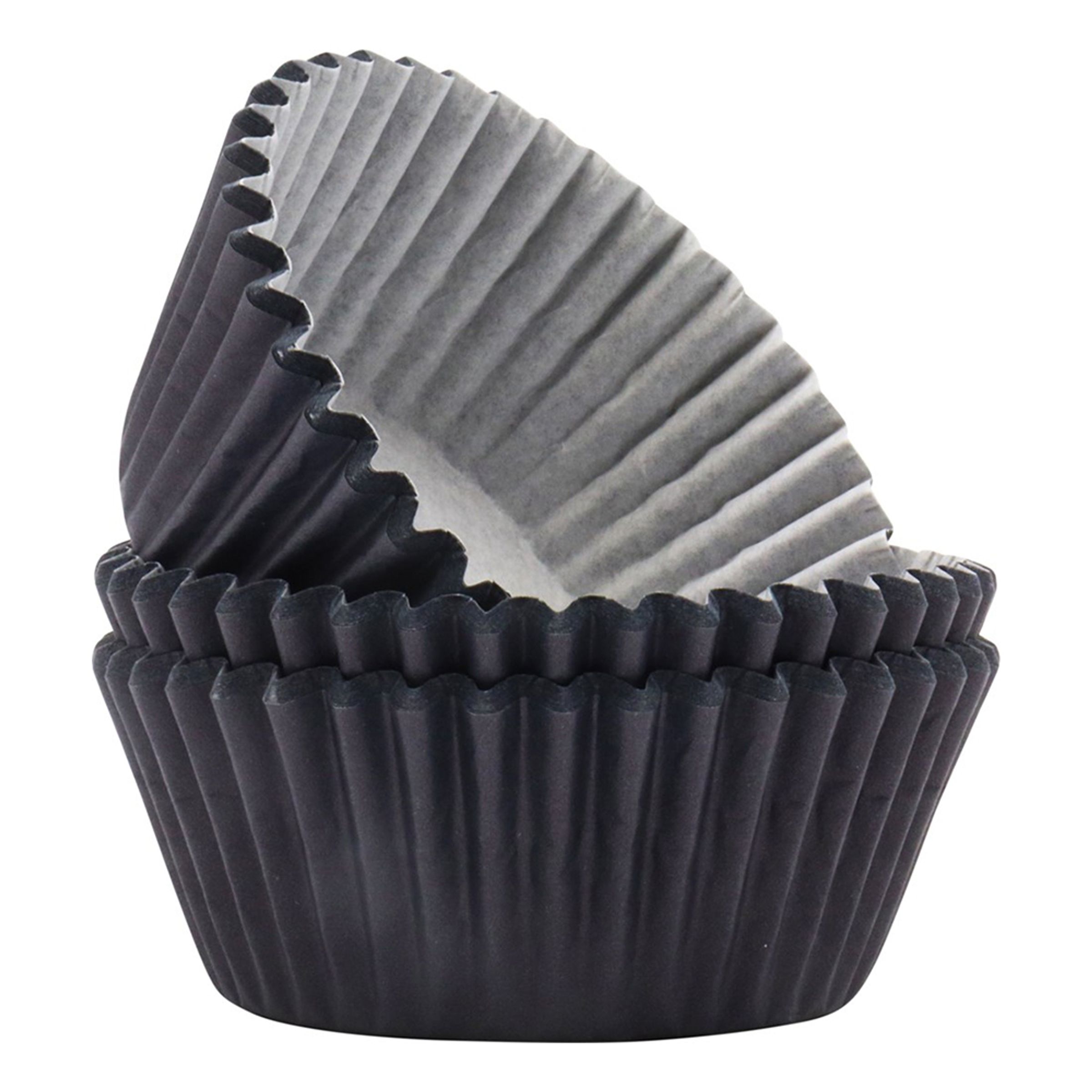 Muffinsformar Svarta - 60-pack