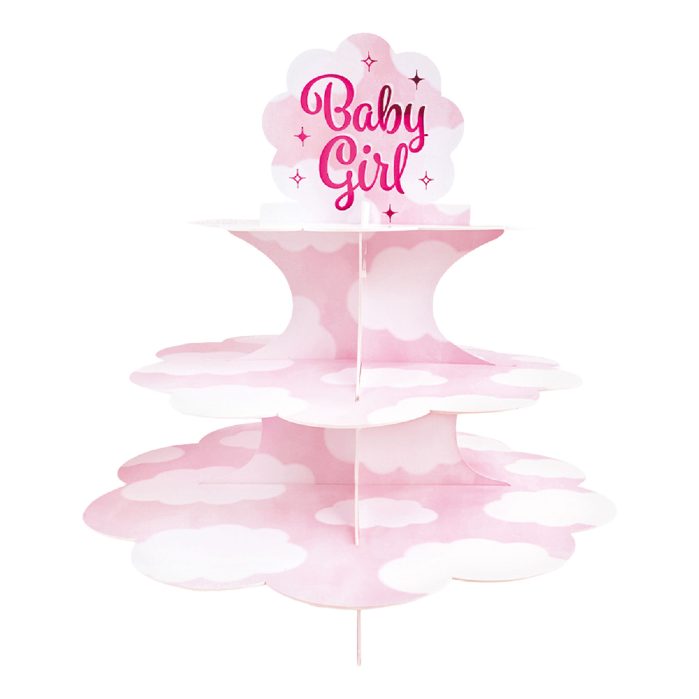 Muffinsställ Baby Girl | Hem - Teman - Högtider - Baby Shower - Baby Shower Dukning | Maskeradspecialisten