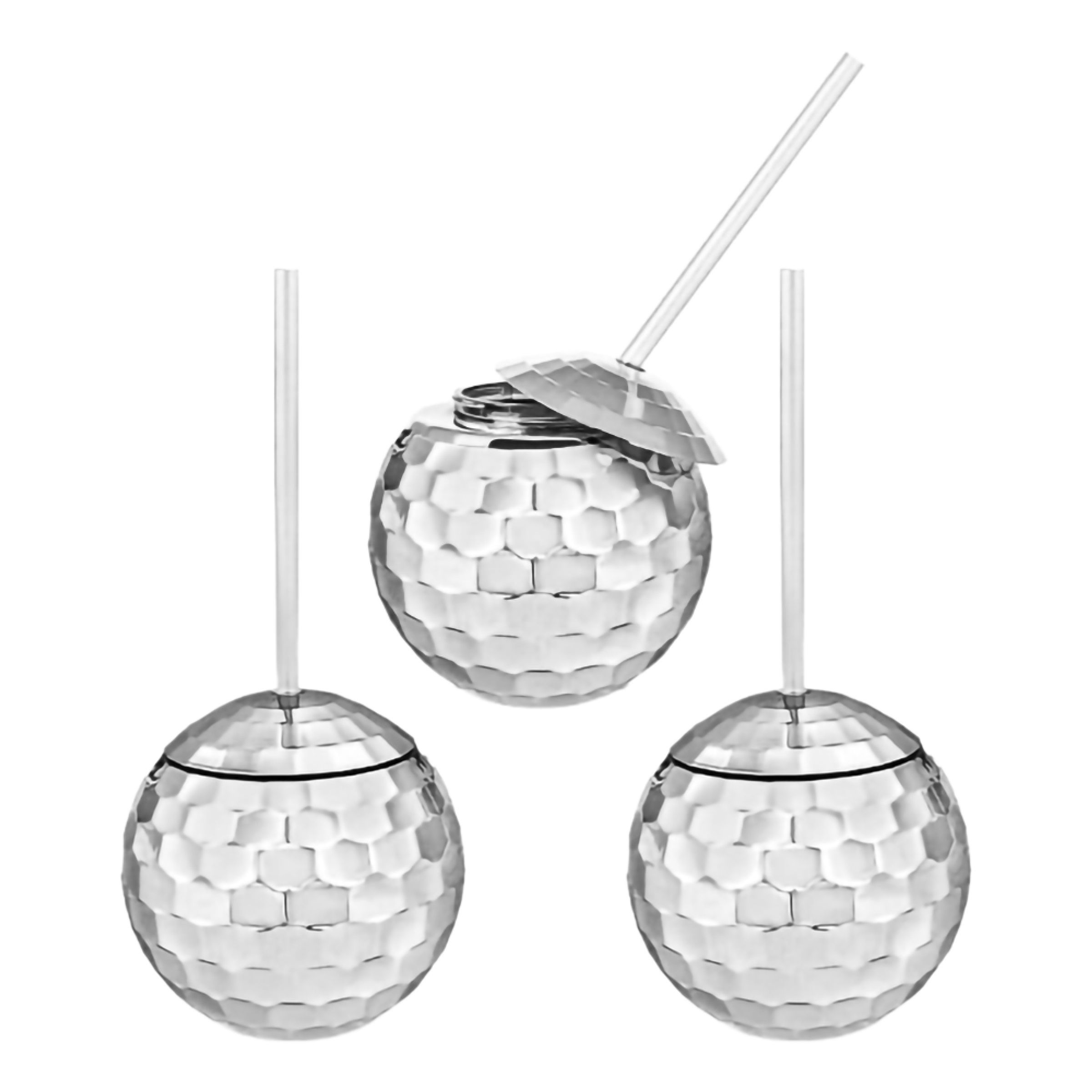 Mugg Discokulor Silver - 3-pack | Hem - Bartillbehör - Glas - Drinkglas | Pryloteket