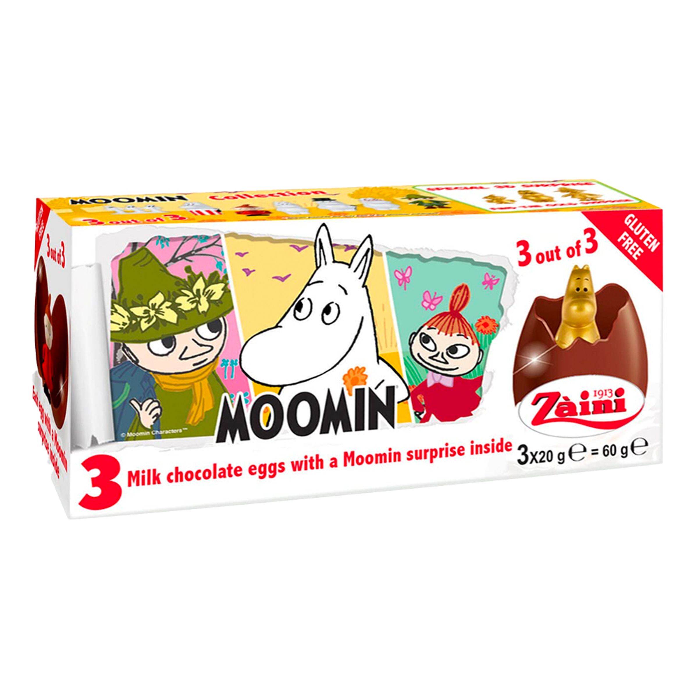 Mumin Chokladägg - 3-pack