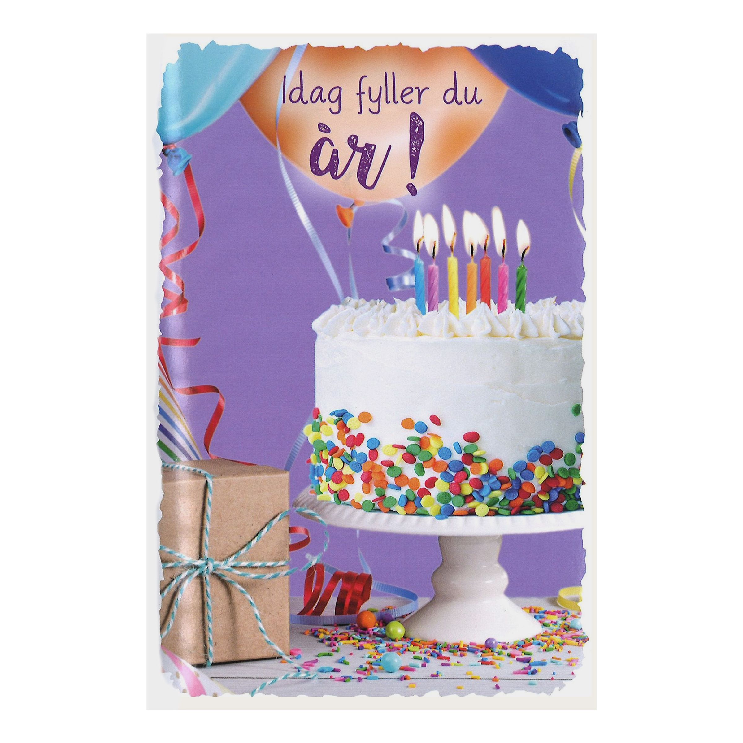 Musikkort Idag Fyller Du År | Hem - Festartiklar - Hälsningskort - Grattiskort & Födelsedagskort | Pryloteket