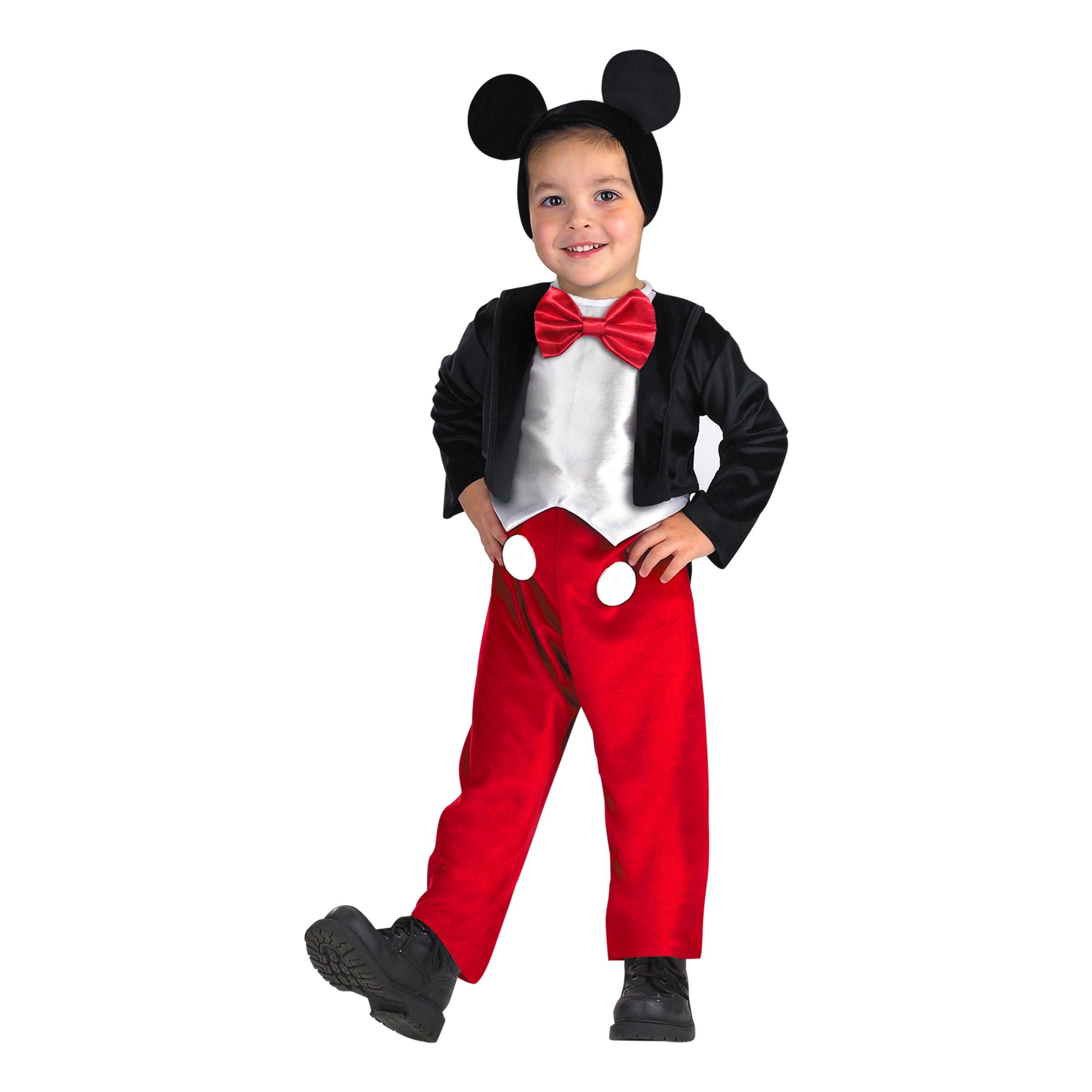 Musse Pigg Deluxe Barn Maskeraddräkt - X-Small | Hem - Maskerad - Maskeraddräkter - Barndräkter | Party Outlet