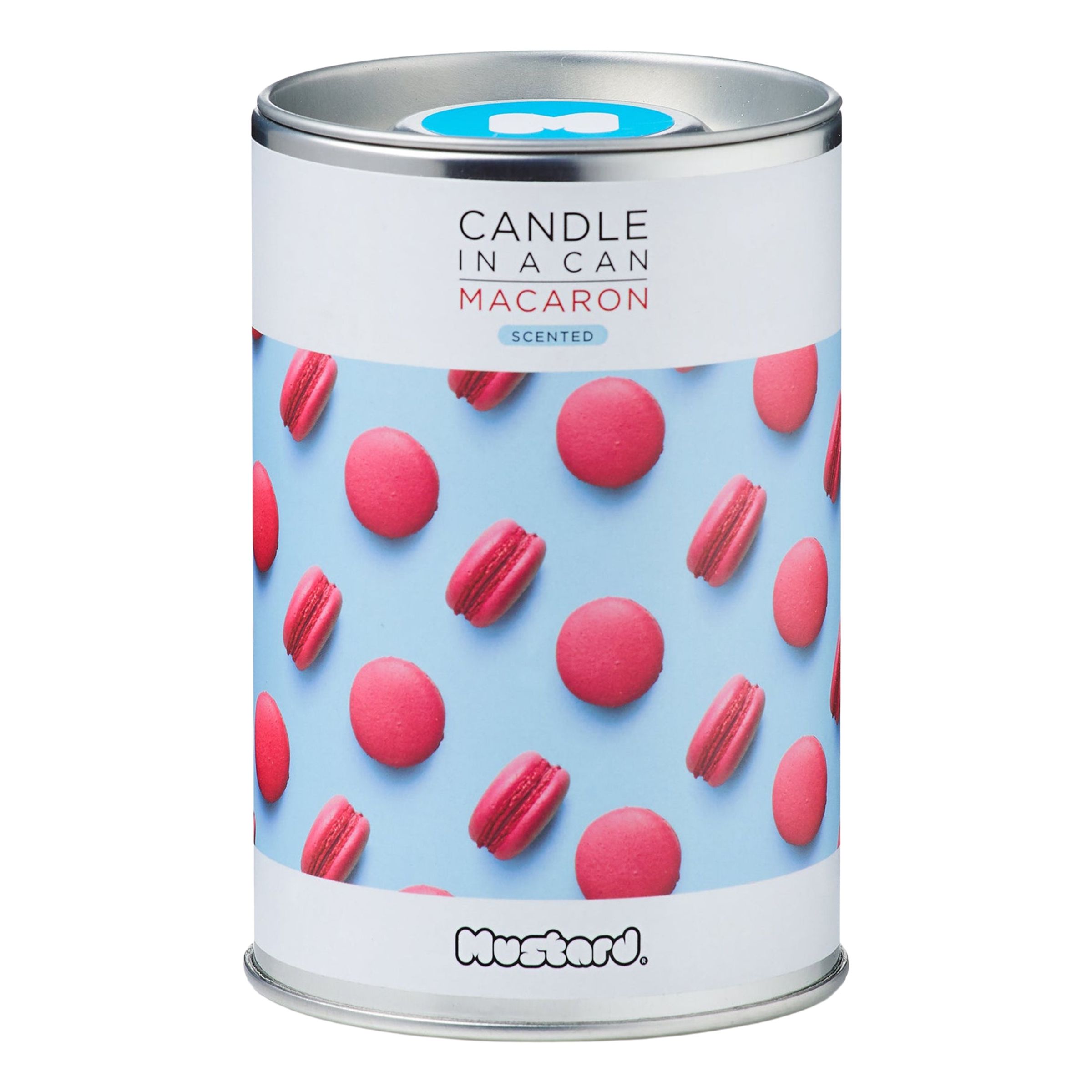 Mustard Candle In A Can Macaron | Hem - Festartiklar - Festdekoration - Ljus | Party Outlet