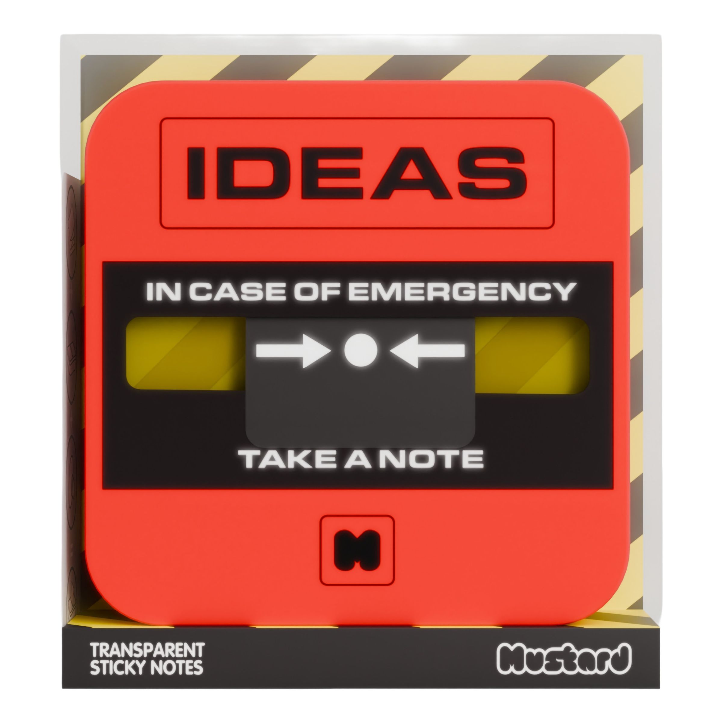 Mustard Emergency Sticky Notes | Hem - Roliga Prylar - Hobby & Fritid - Smarta Saker | Pryloteket