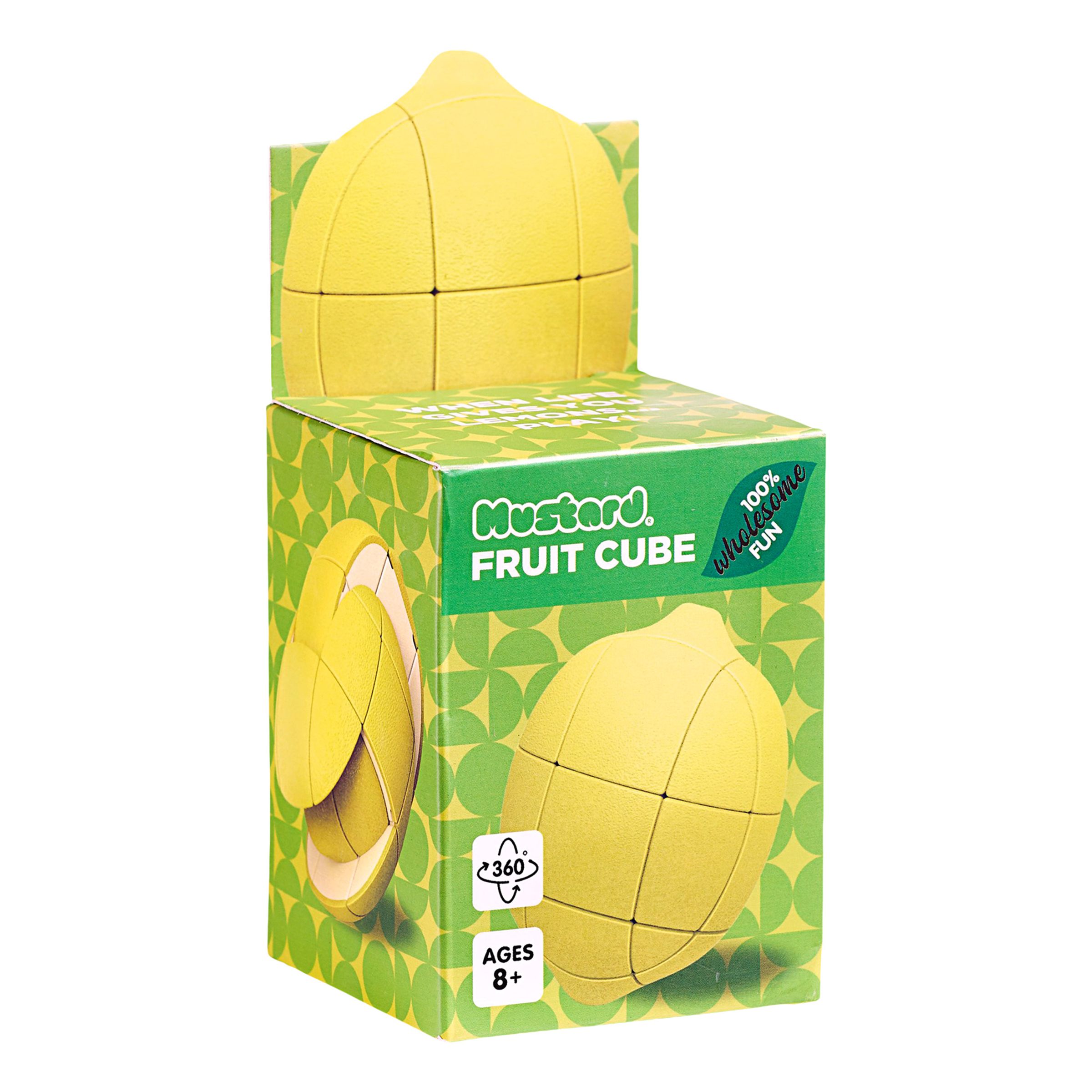 Mustard Fruit Cube Lemon | Hem - Teman - Presenter - Barnpresenter | Pryloteket
