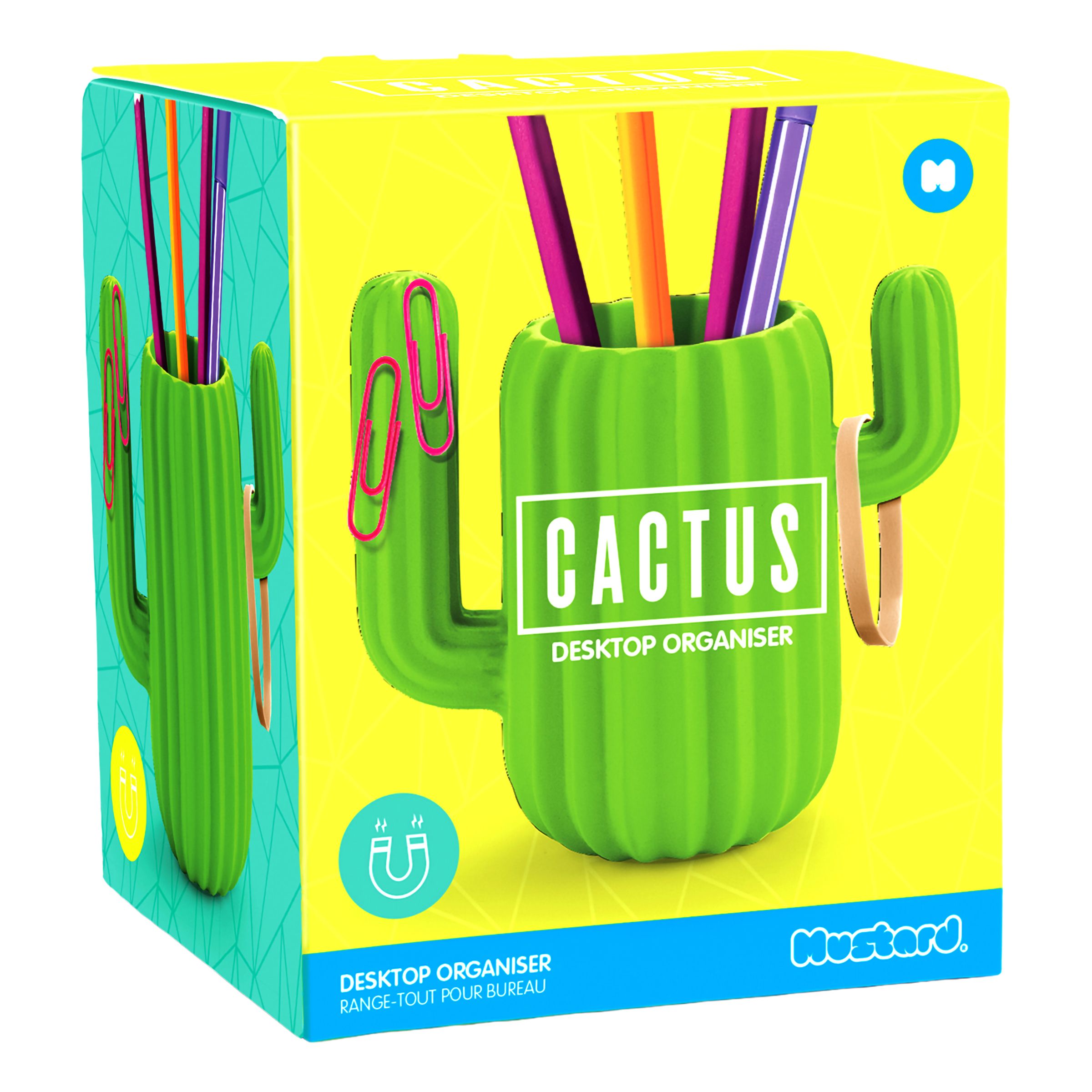 Mustard Kaktus Skrivbordsorganisatör | Hem - Roliga Prylar - Hem & Hushåll - På Skrivbordet | Pryloteket