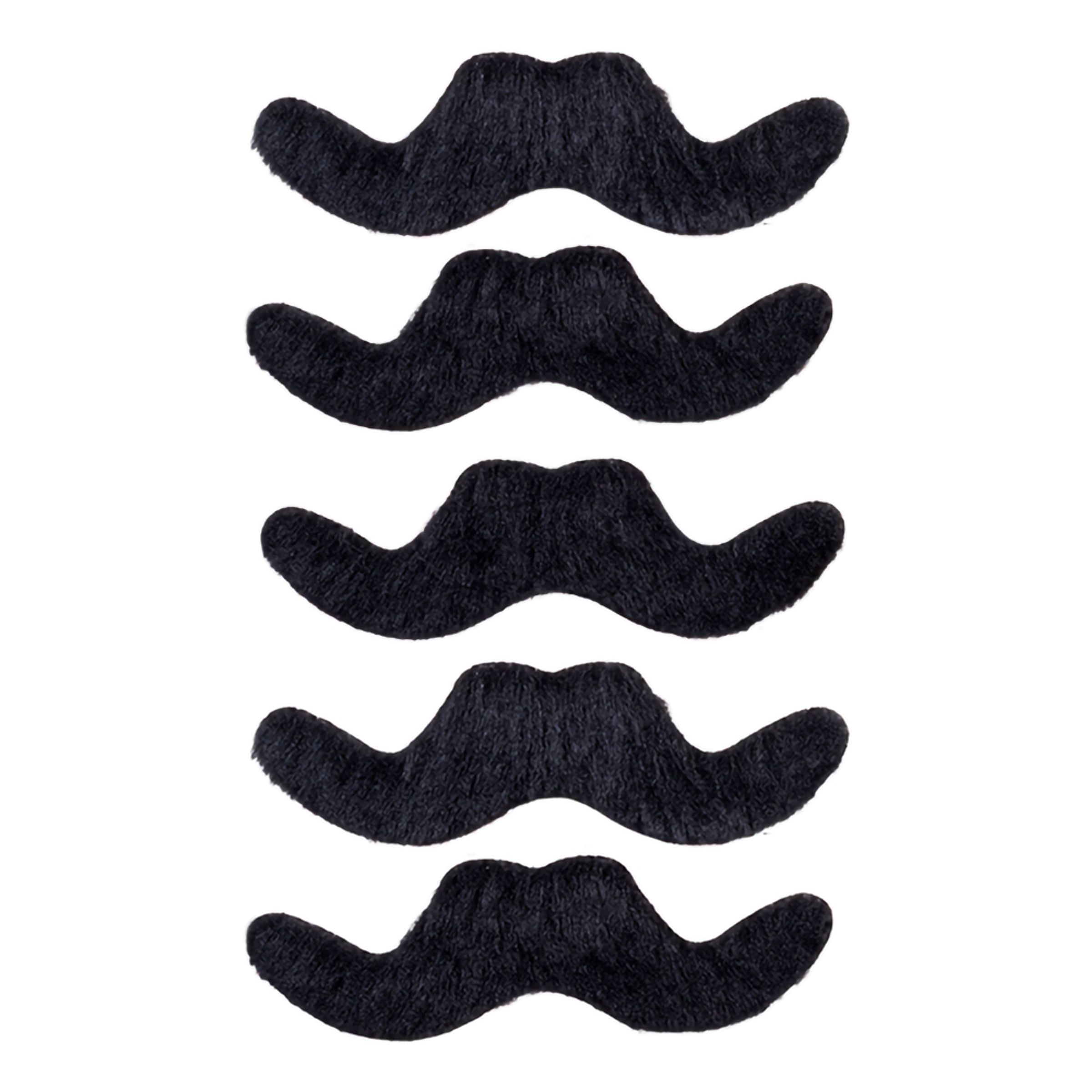 Mustascher Fiesta - 5-pack | Tillbehör//Hem//Maskerad//Skägg & Mustascher | PartyOutlet