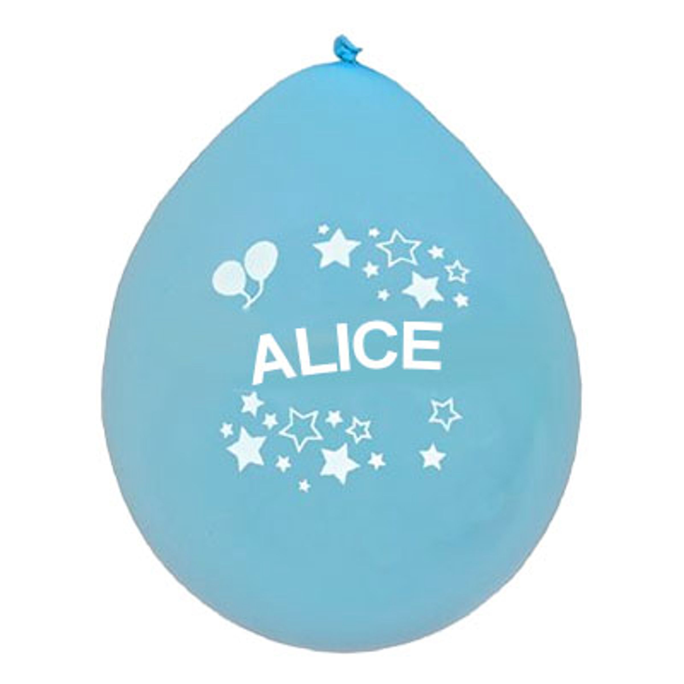 Läs mer om Namnballonger - Alice