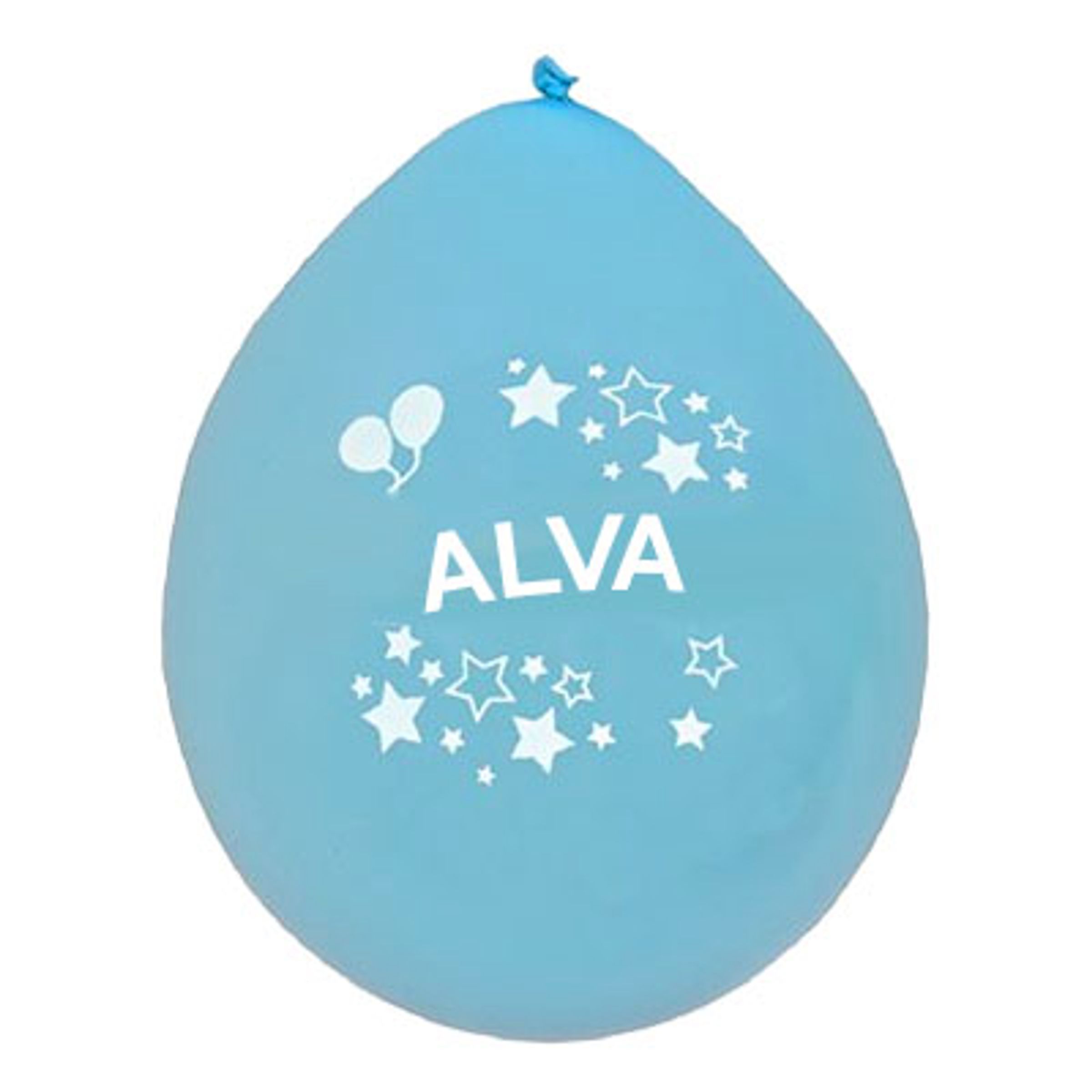 Namnballonger - Alva