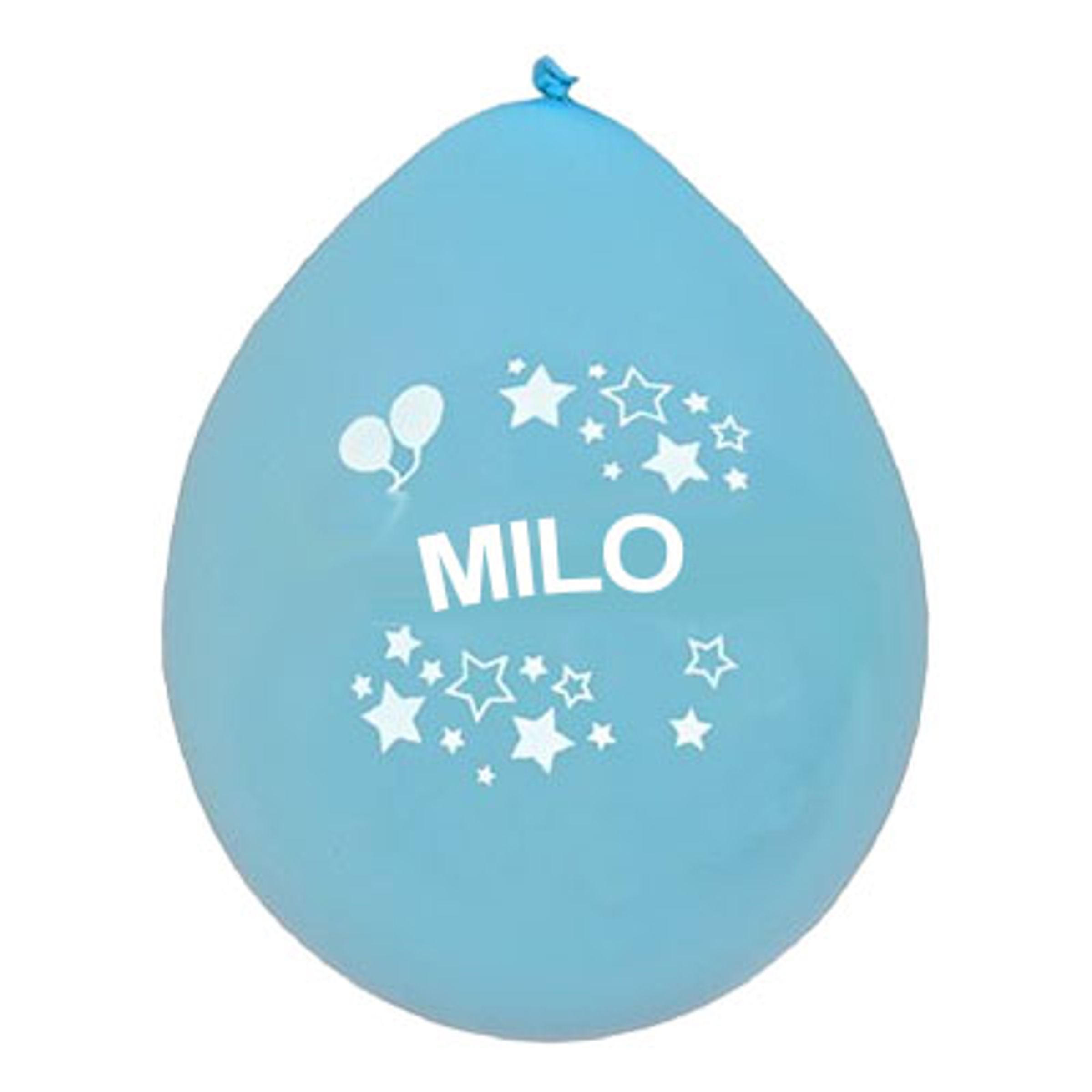 Namnballonger - Milo | Hem//Festartiklar//Ballonger//Latexballonger | PartyOutlet