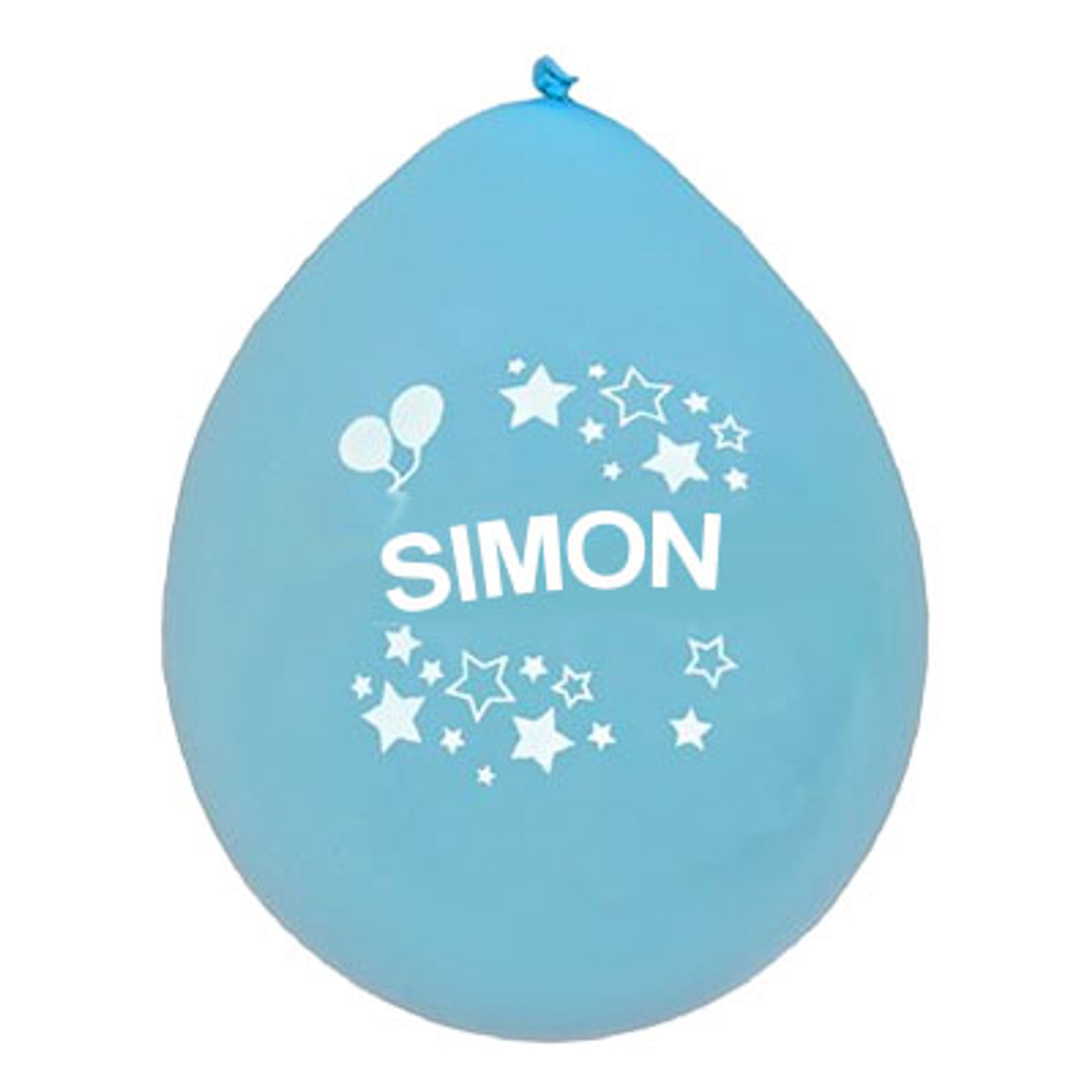 Namnballonger - Simon