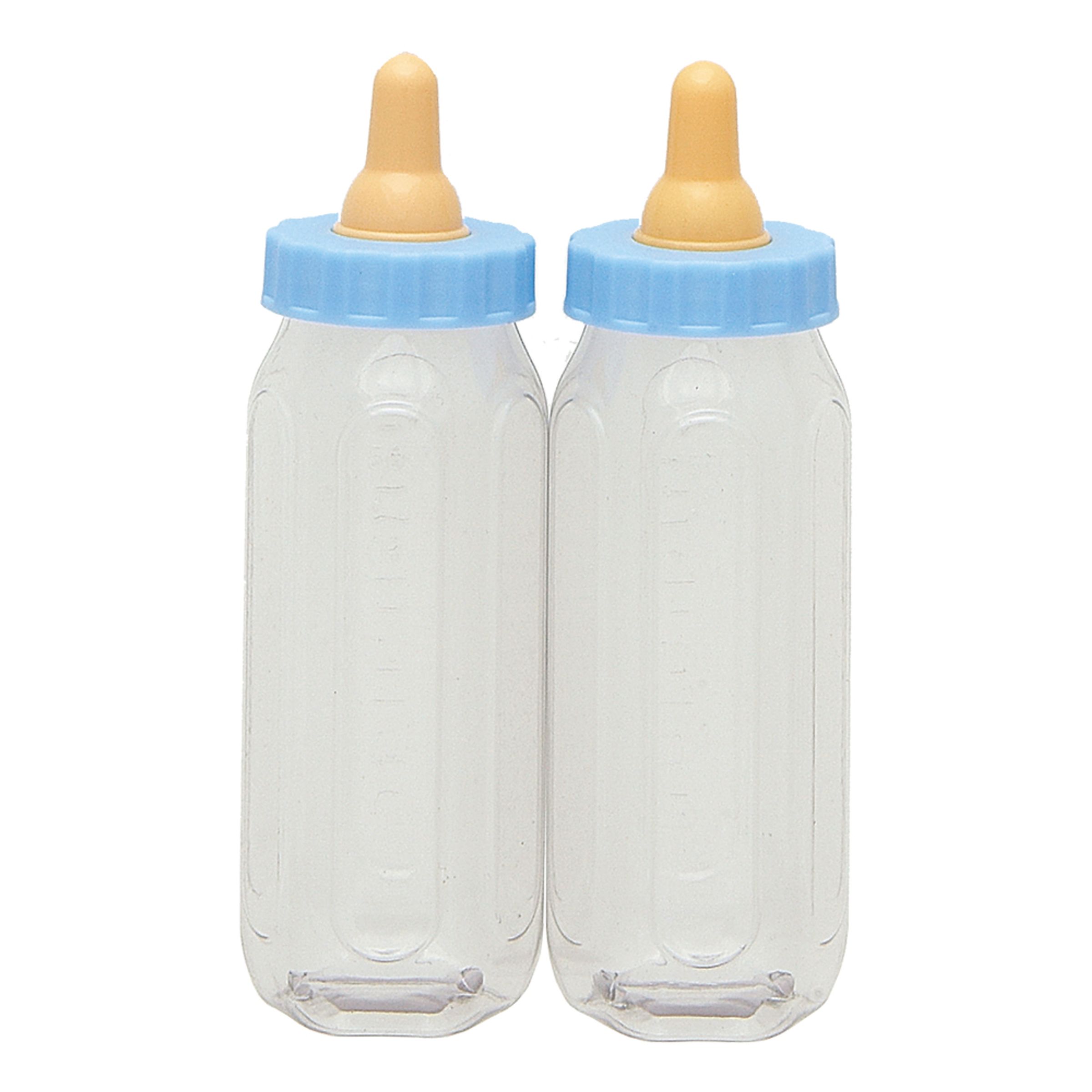 Läs mer om Nappflaskor Ljusblå Babyshower - 2-pack