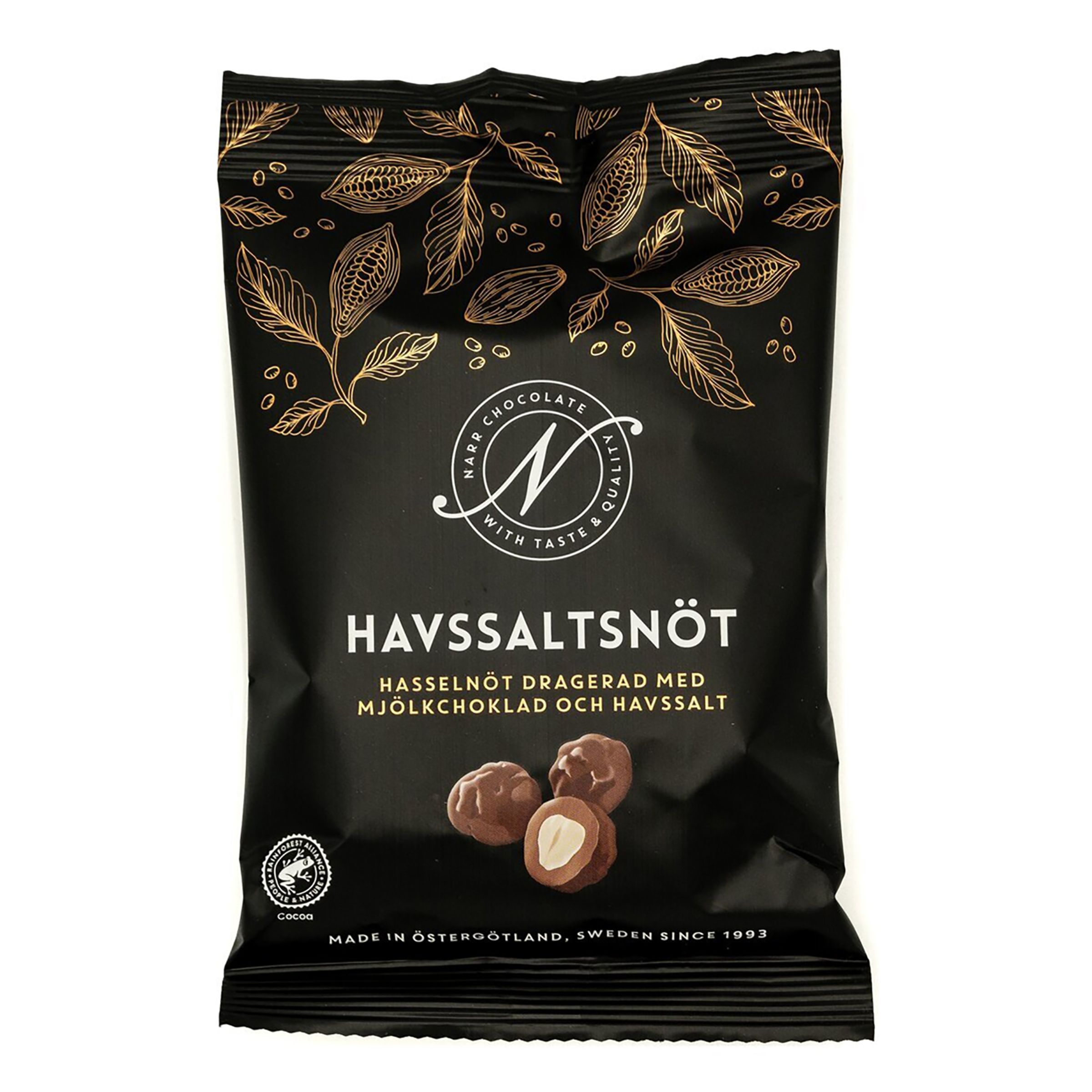 Narr Chocolate Havssaltsnöt - 120 gram