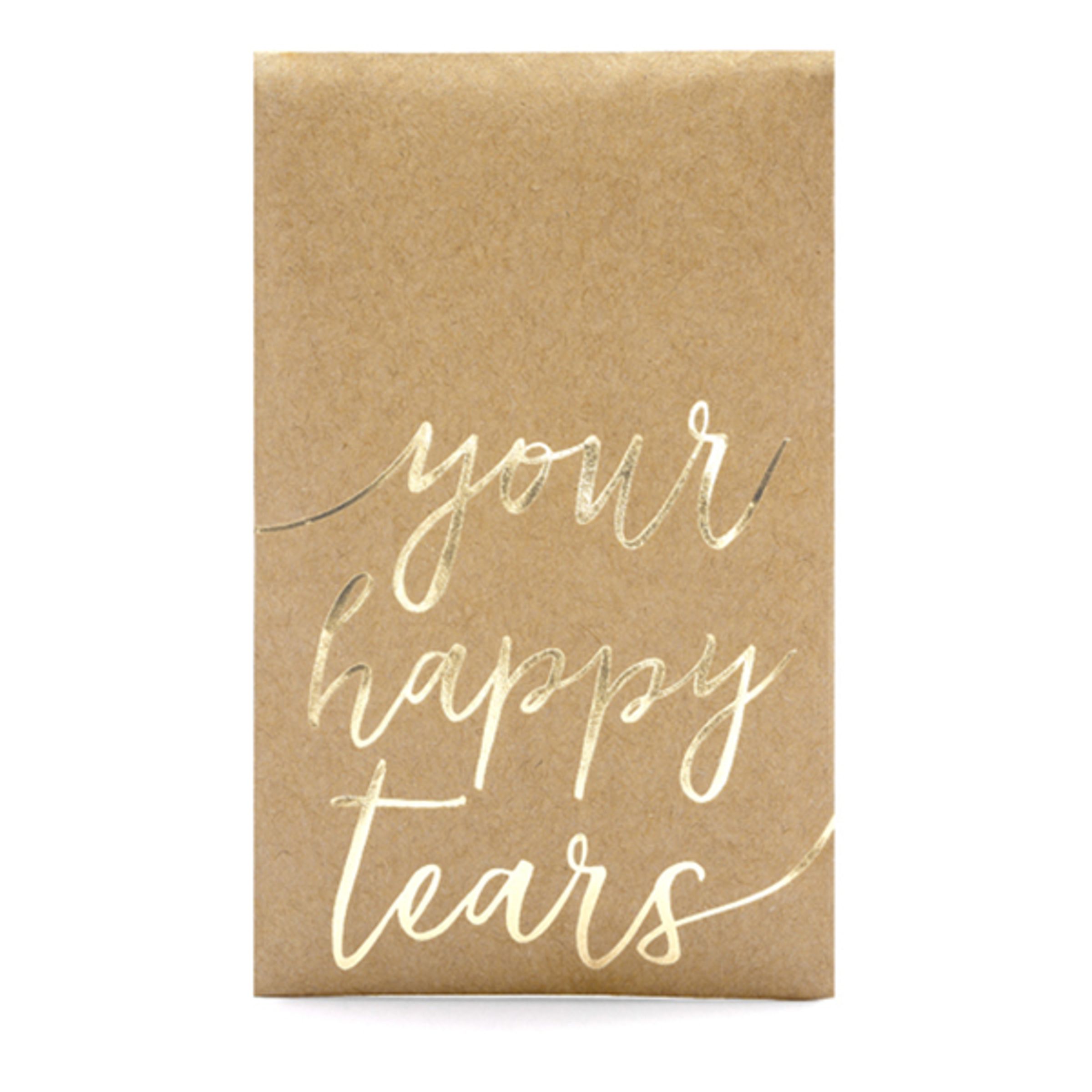 Läs mer om Näsdukar Your Happy Tears Guld - 10-pack