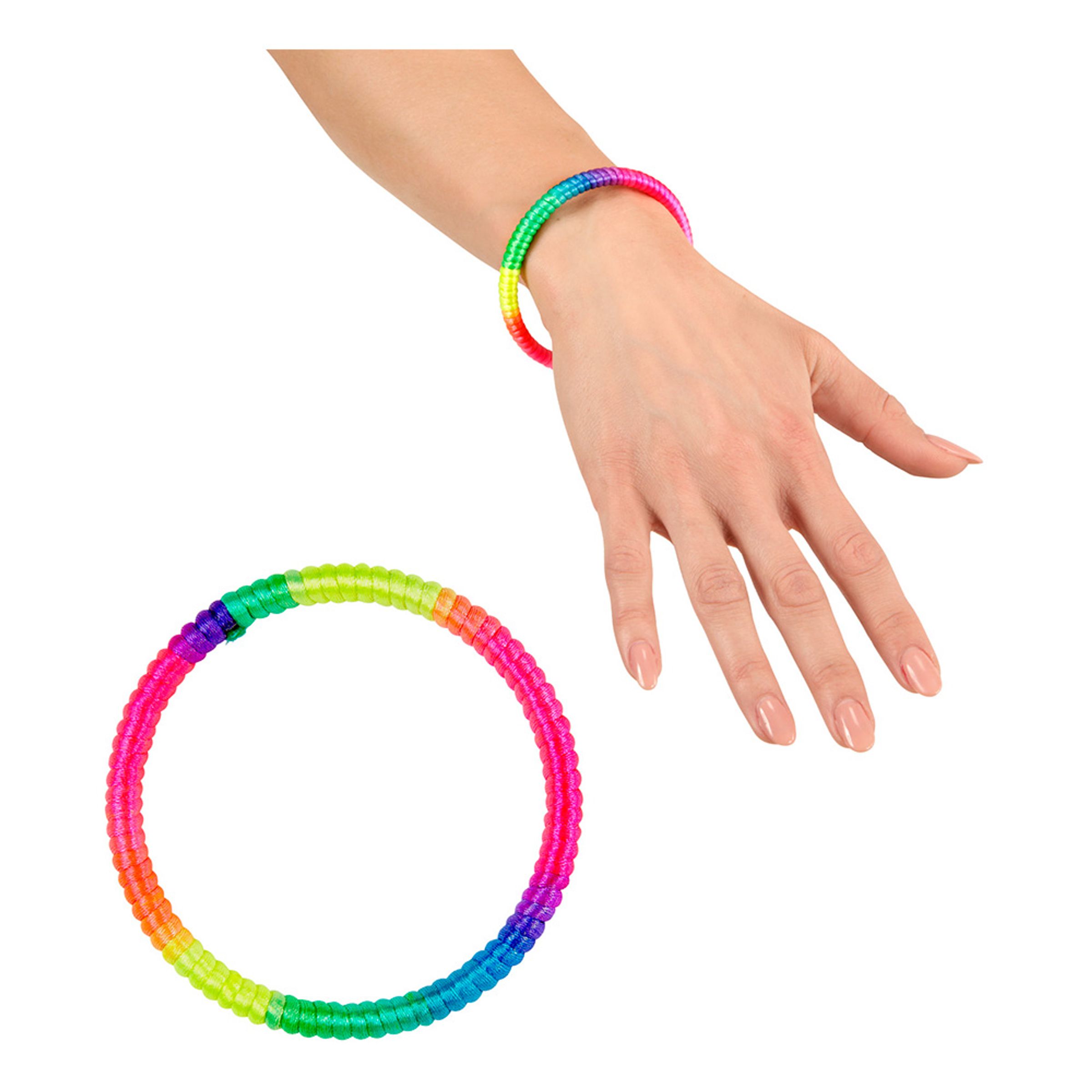 Läs mer om Neon Armband Regnbåge