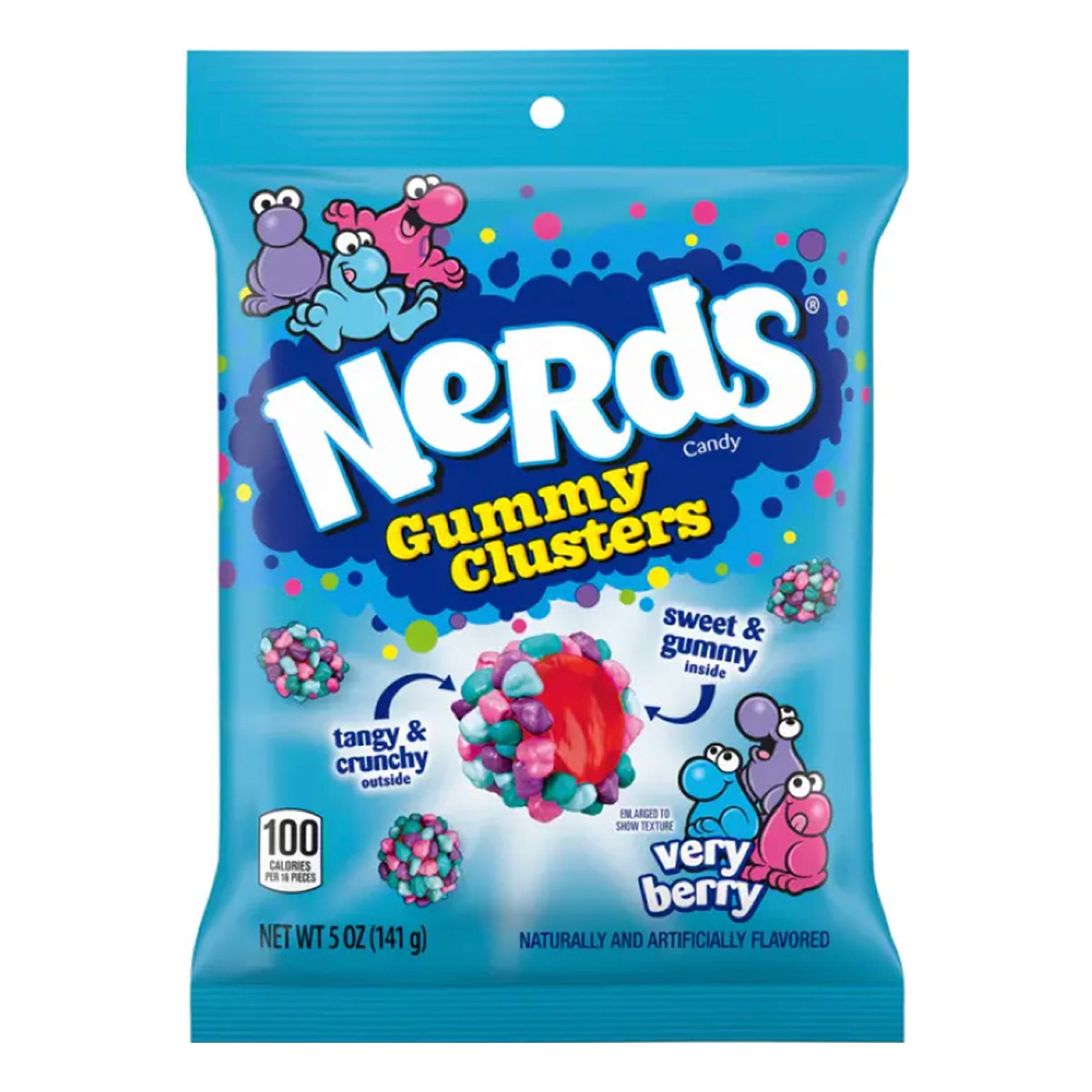 Nerds Gummy Clusters Very Berry - 113 gram | Hem - Godis & Läsk - Godis - Amerikanskt Godis | Pryloteket