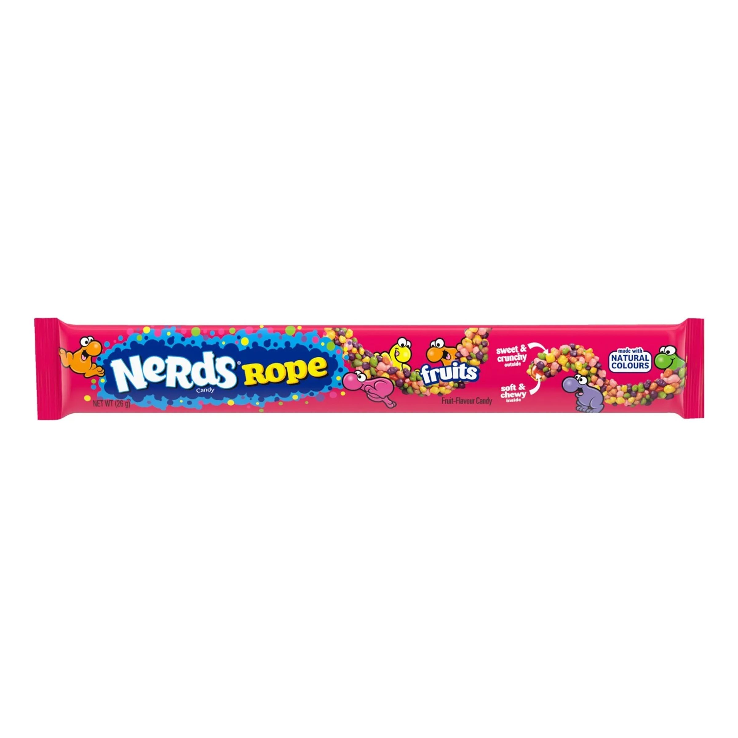 Nerds Rope Fruits - 26 gram | Hem - Godis & LĂ€sk - Godis - Amerikanskt Godis | Pryloteket