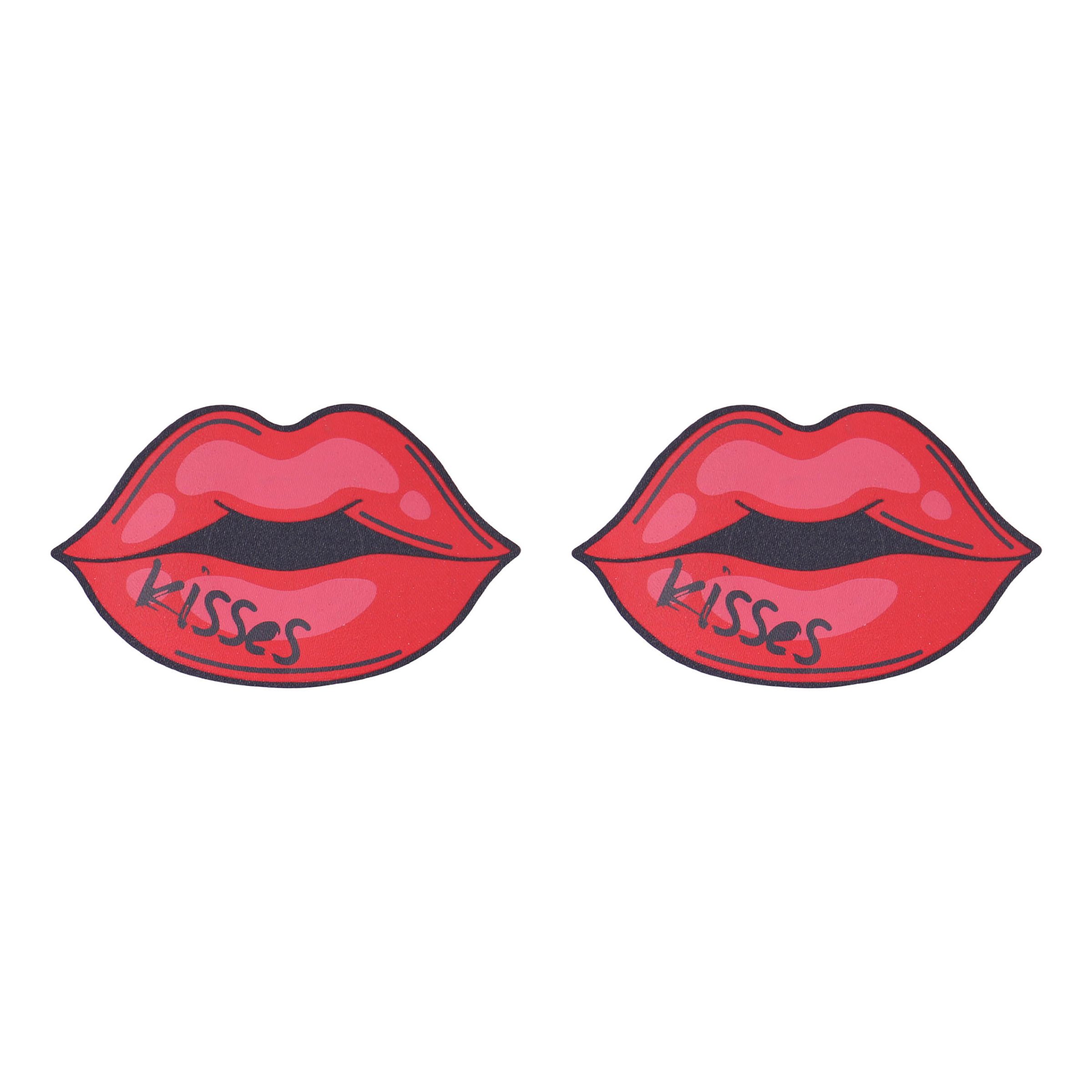 Nipple Covers Läppar Röda - One size | Hem - Maskerad - Tillbehör - Maskeradaccessoarer | Maskeradspecialisten
