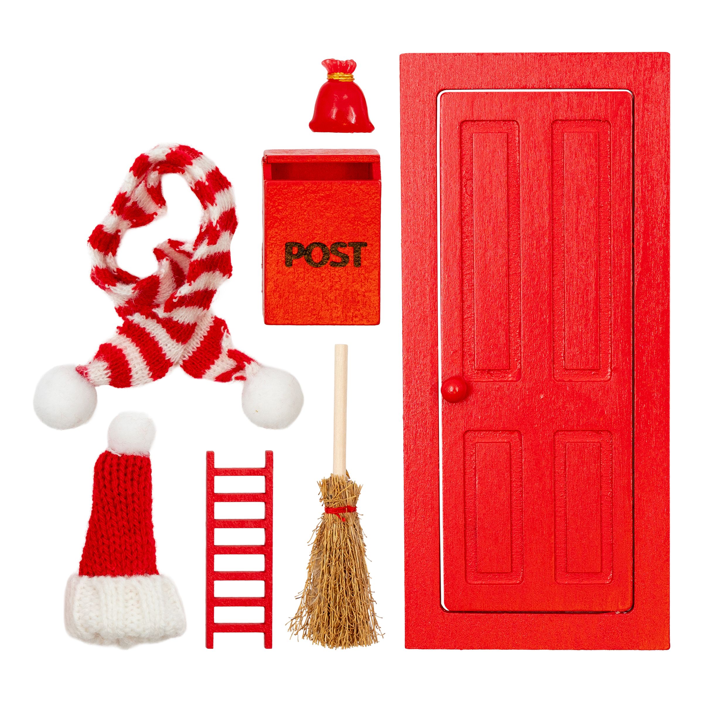 Nissedörr av Trä Kit | Hem - Festartiklar - Festdekoration - Julpynt | Party Outlet