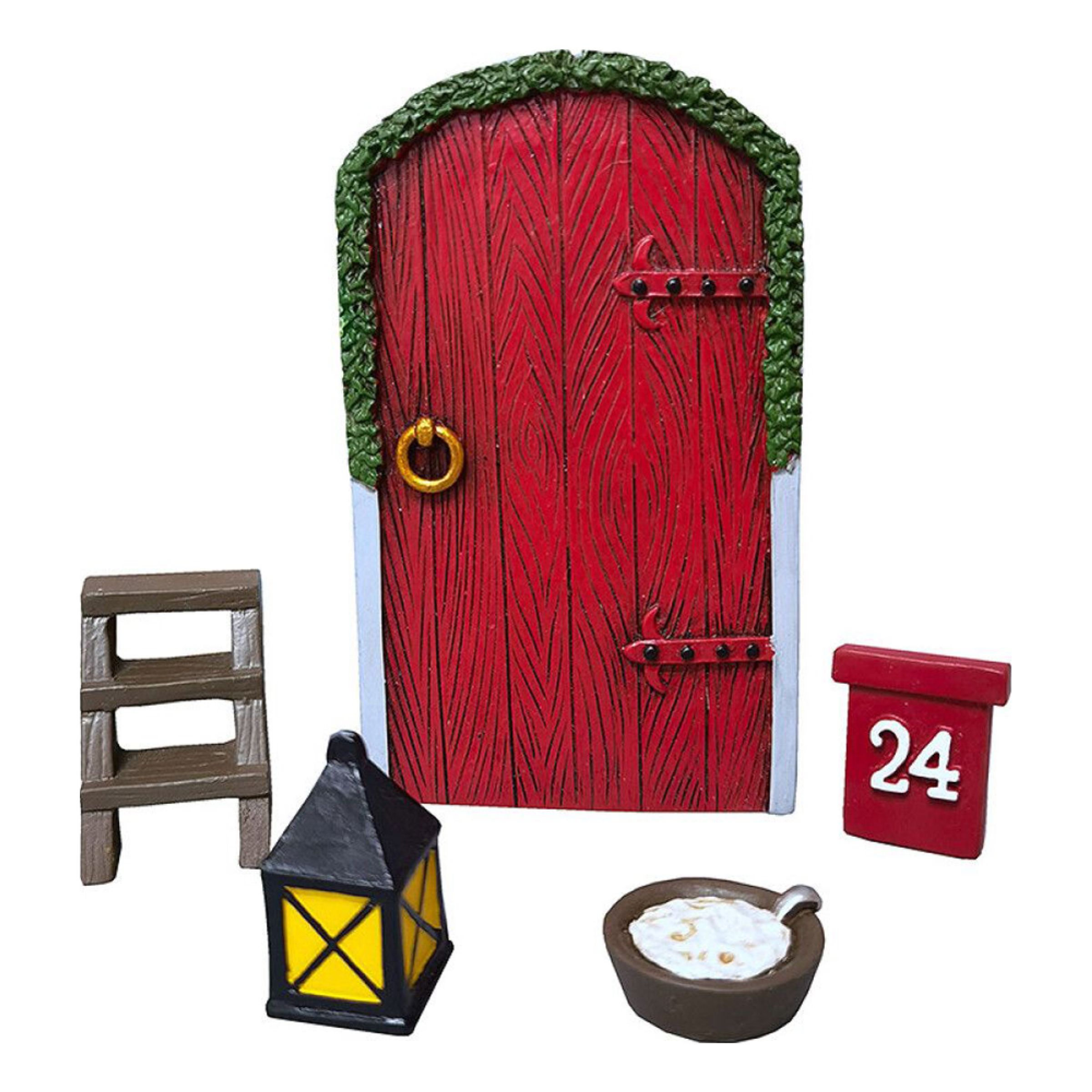 Nissedörr Mini Röd Kit | Hem - Festartiklar - Festdekoration - Julpynt | Party Outlet