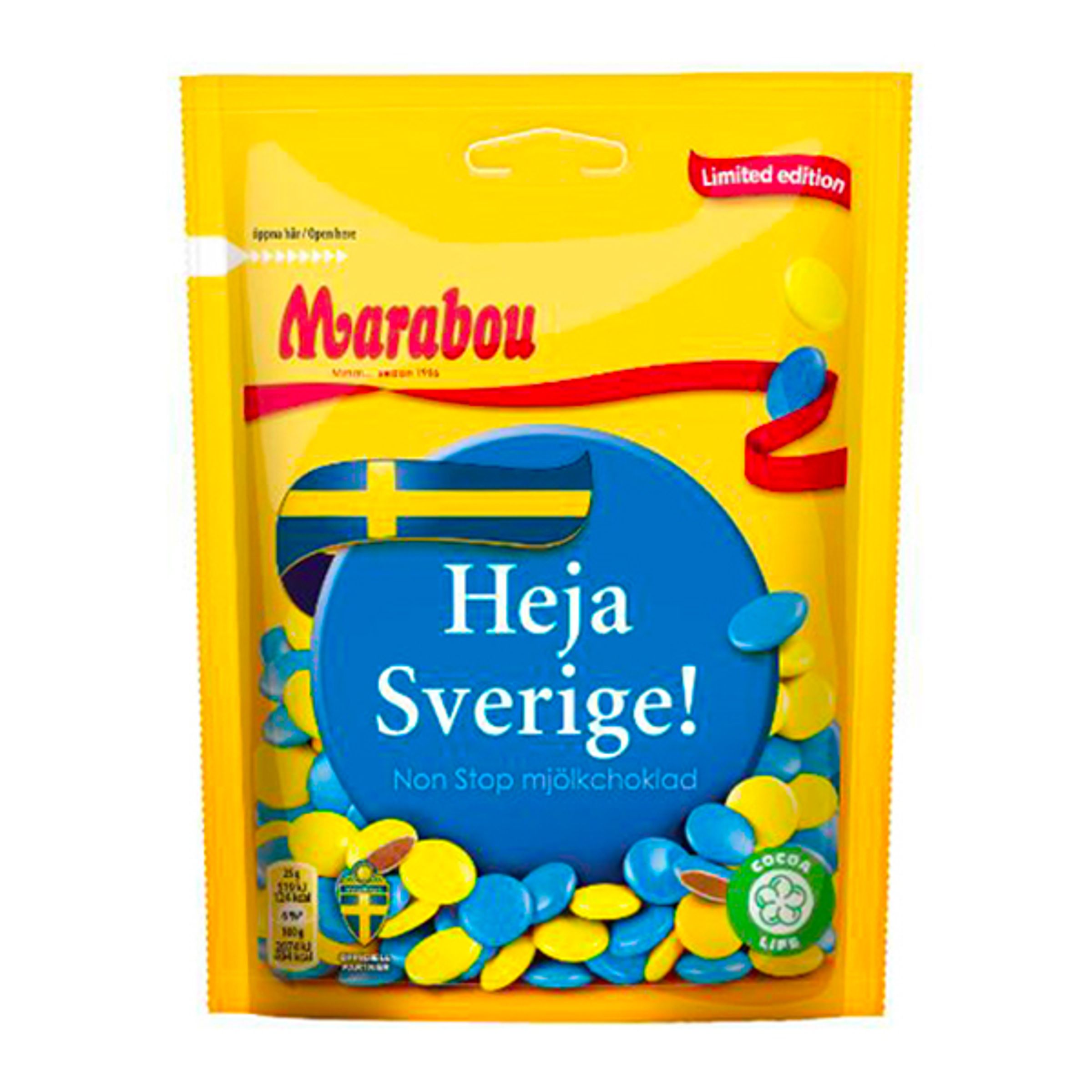 Marabou Non Stop Heja Sverige Limited Edition - 225 gram