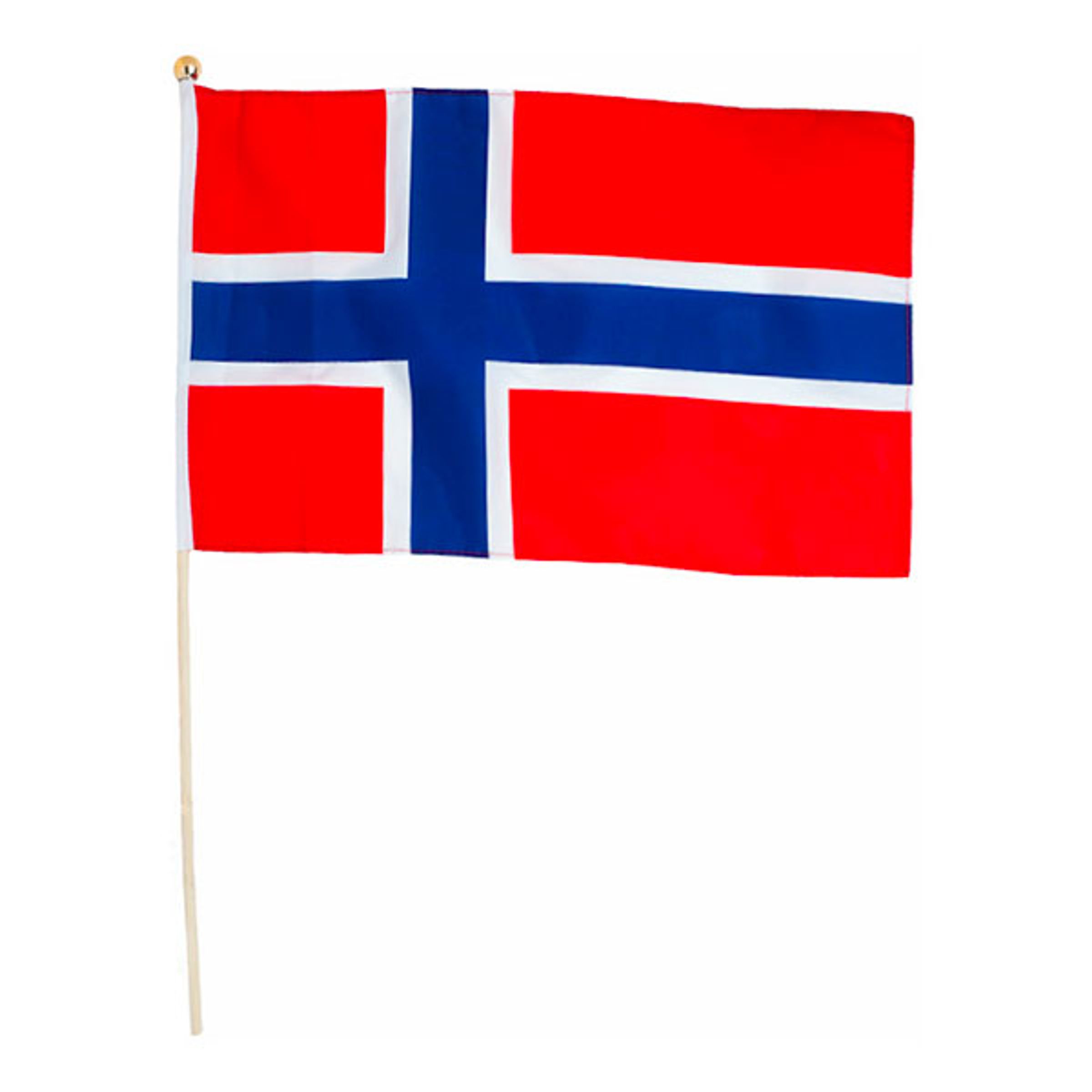 Norge Flagga på Pinne