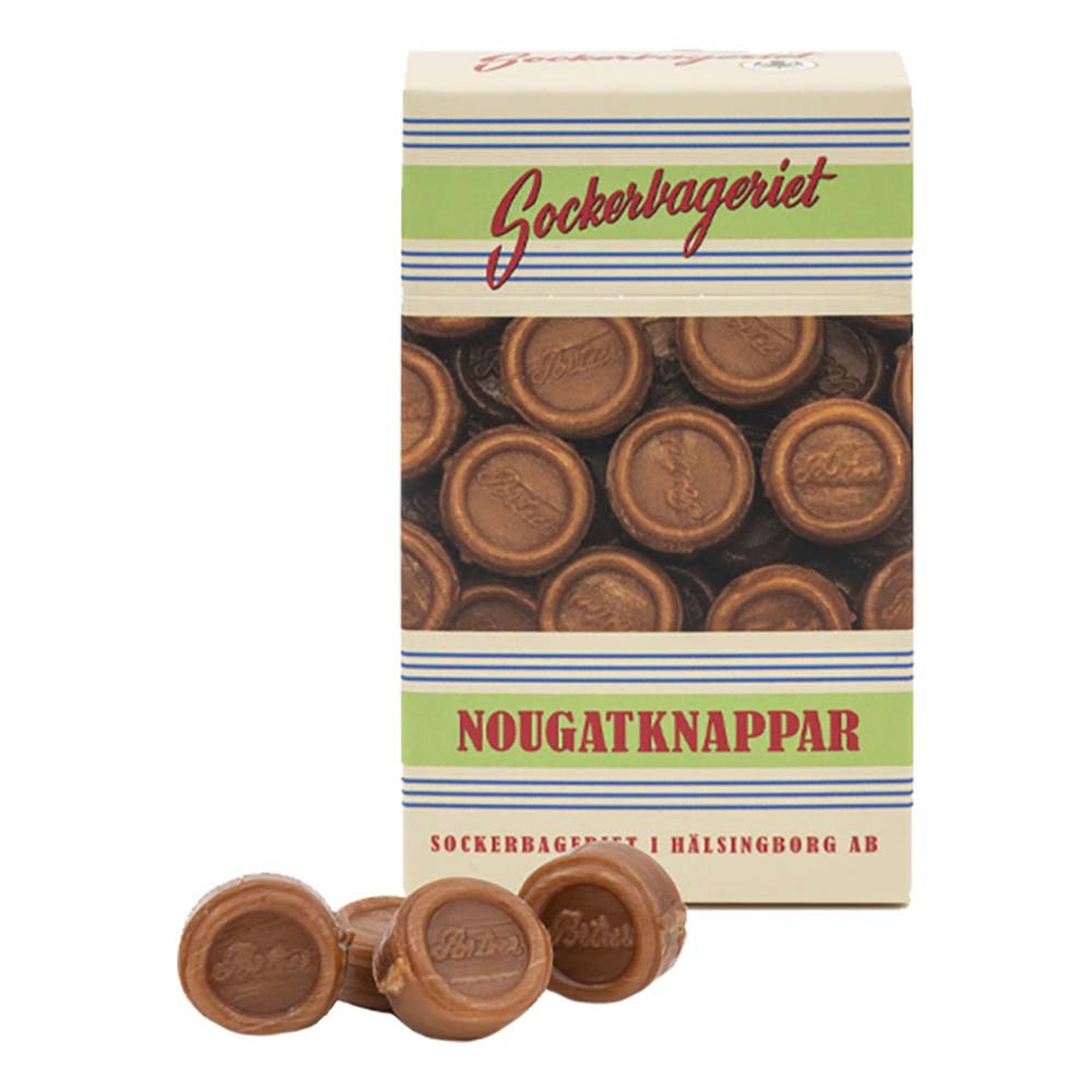 Läs mer om Nougatknappar Retrogodis - 70 gram