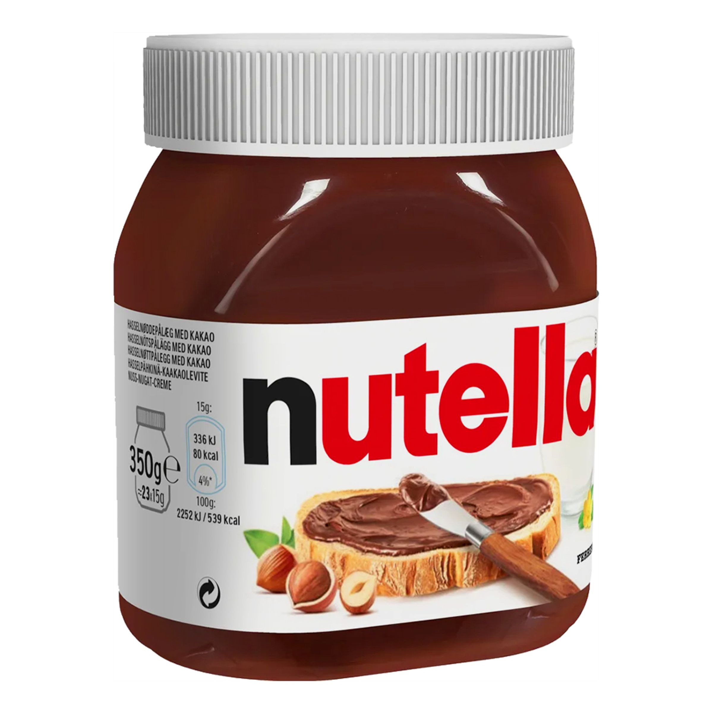 Nutella i Stor Burk - 350 gram