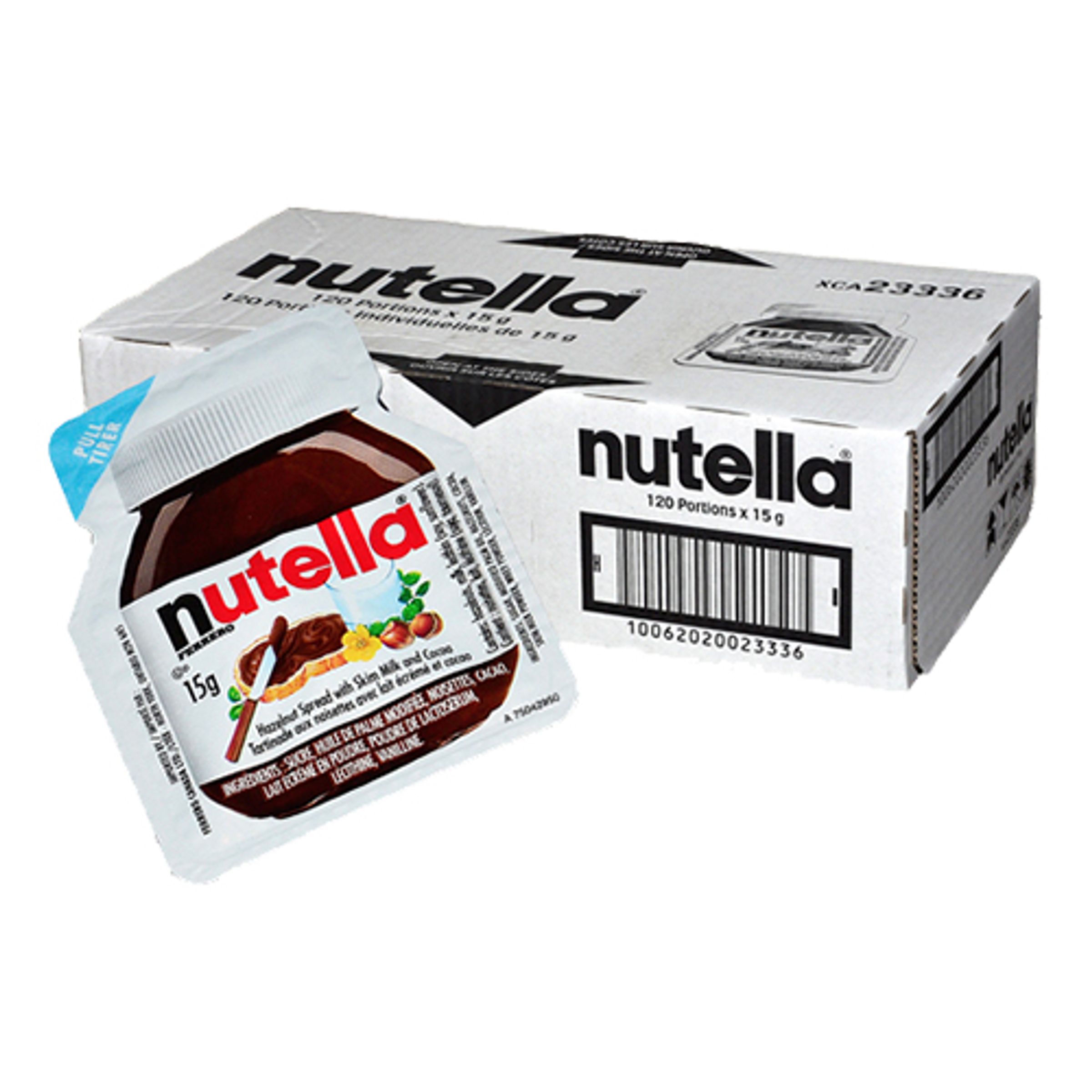 Läs mer om Nutella Portionsförpackning - 120-pack