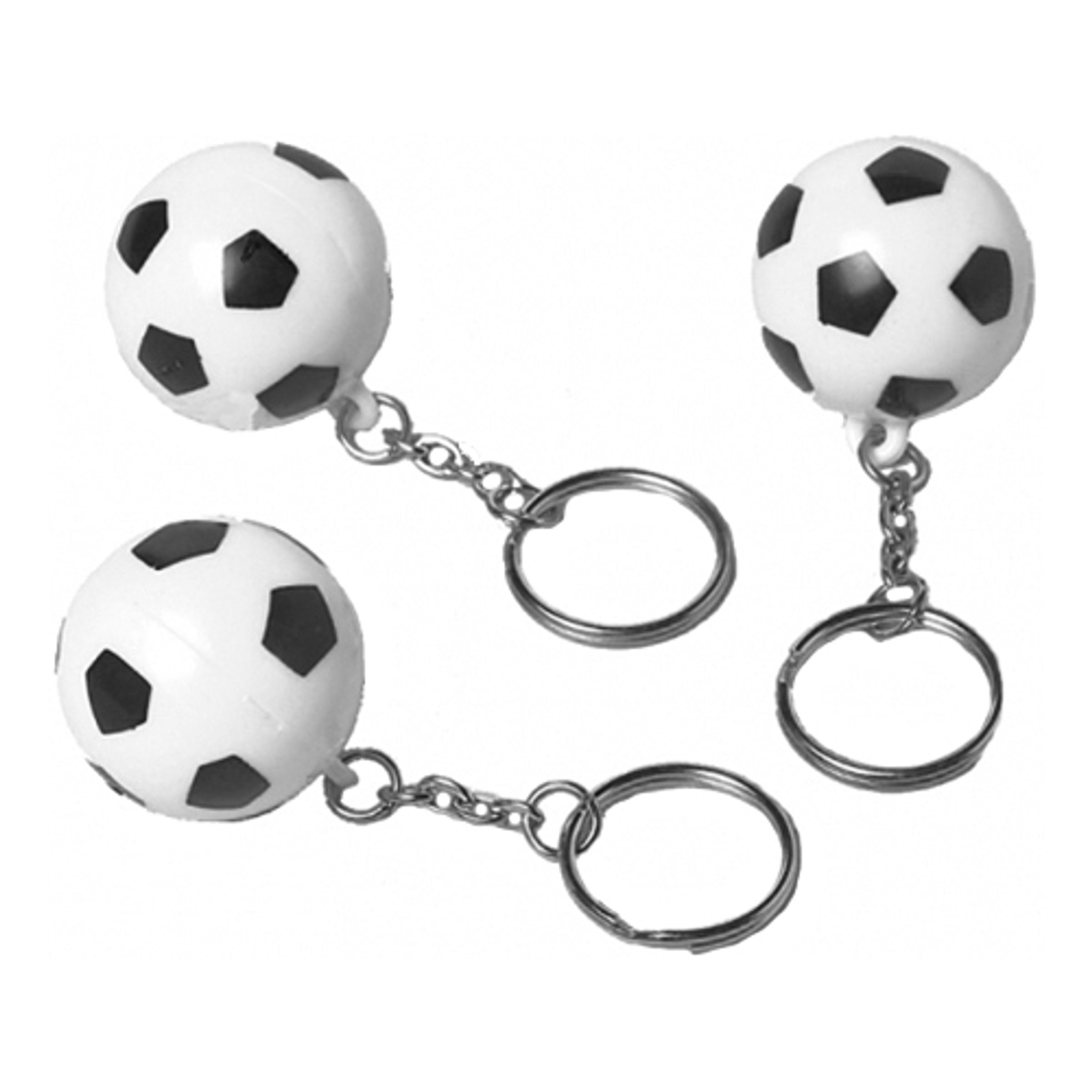Läs mer om Nyckelringar Fotboll - 12-pack