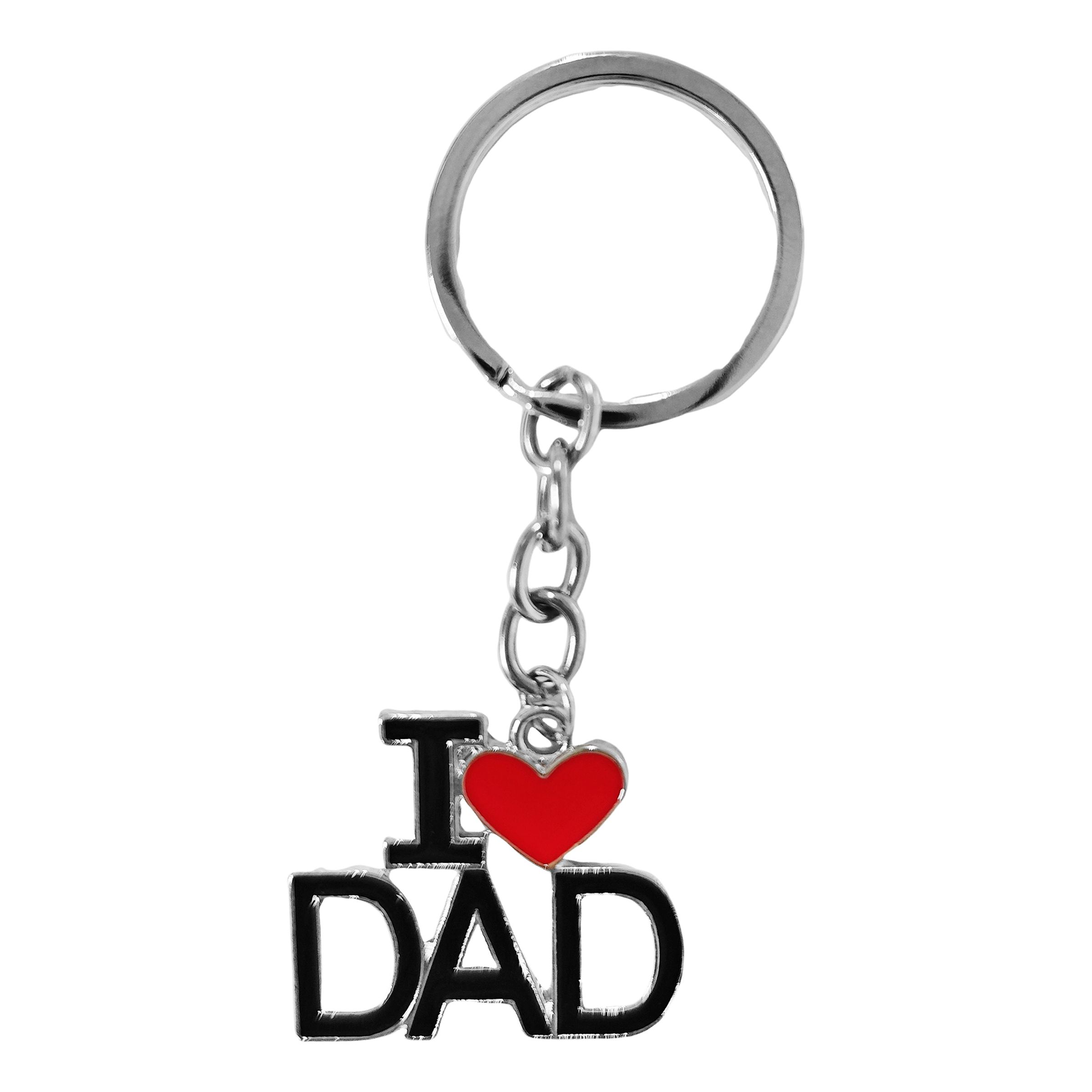 Nyckelring I Love Dad | Hem - Roliga Prylar - Accessoarer - Nyckelringar & Nyckelband | Maskeradspecialisten