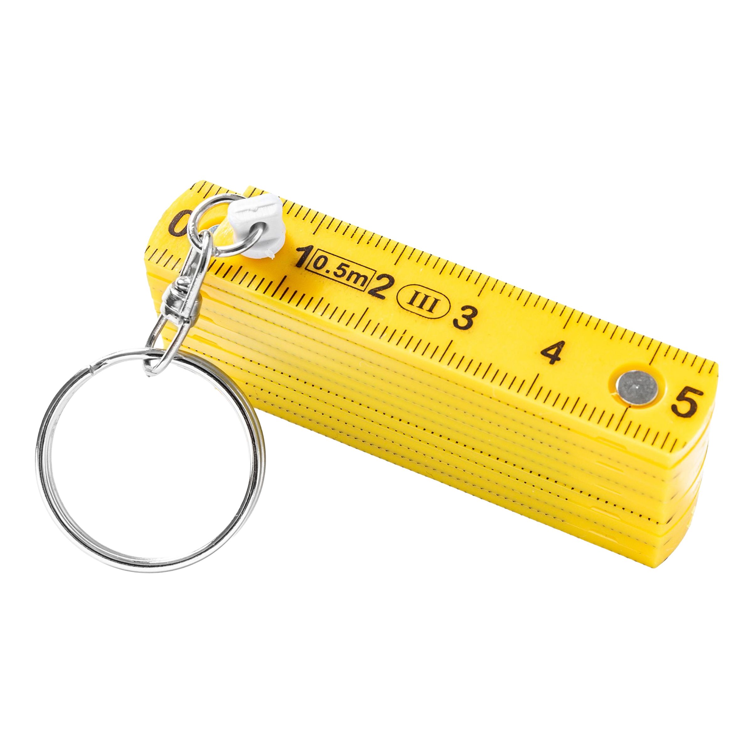 Nyckelring Tumstock Vikbar | Hem - Roliga Prylar - Accessoarer - Nyckelringar & Nyckelband | Maskeradspecialisten