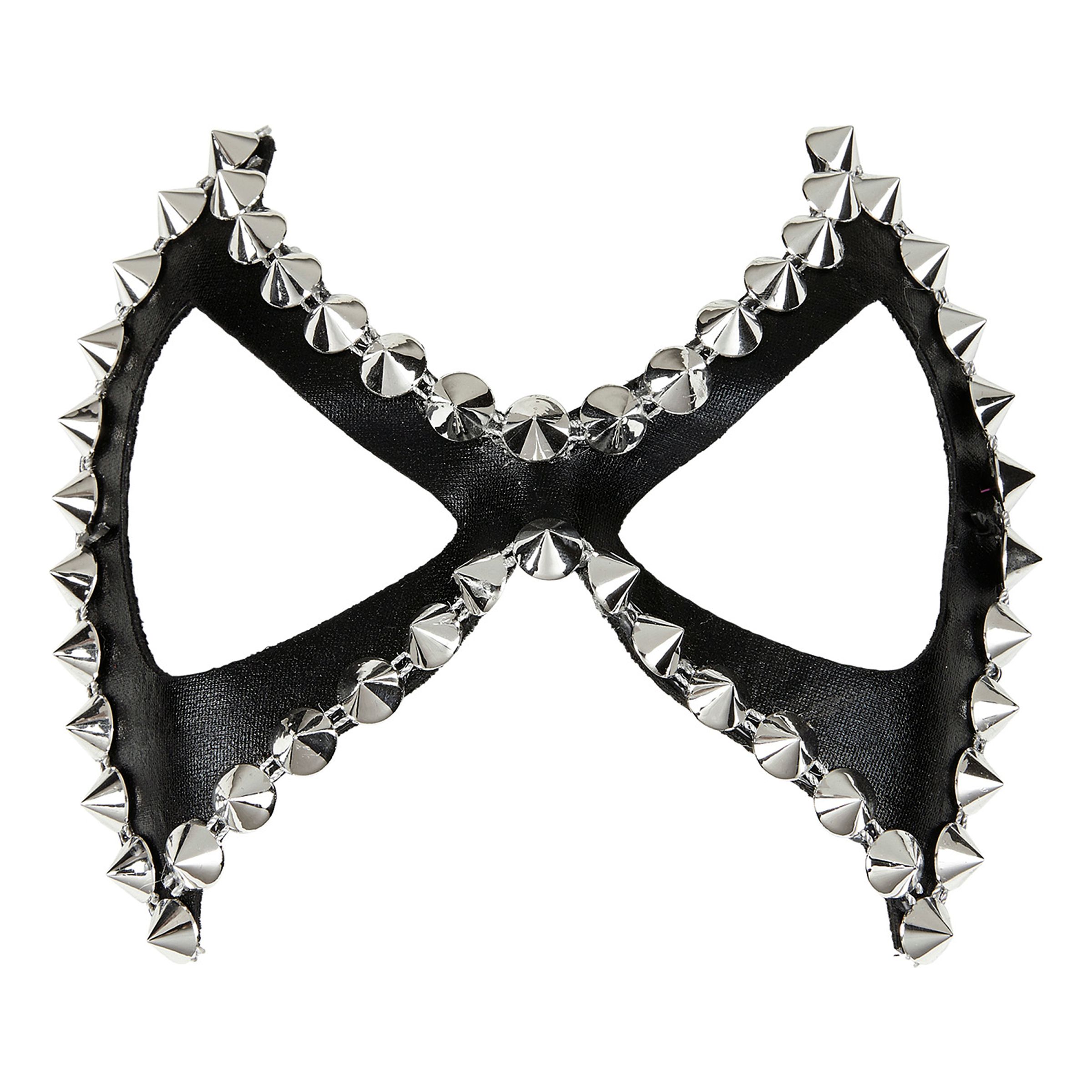 Ögonmask med Nitar Diabolsk | Hem - Maskerad - Masker - Vuxenmasker | Party Outlet