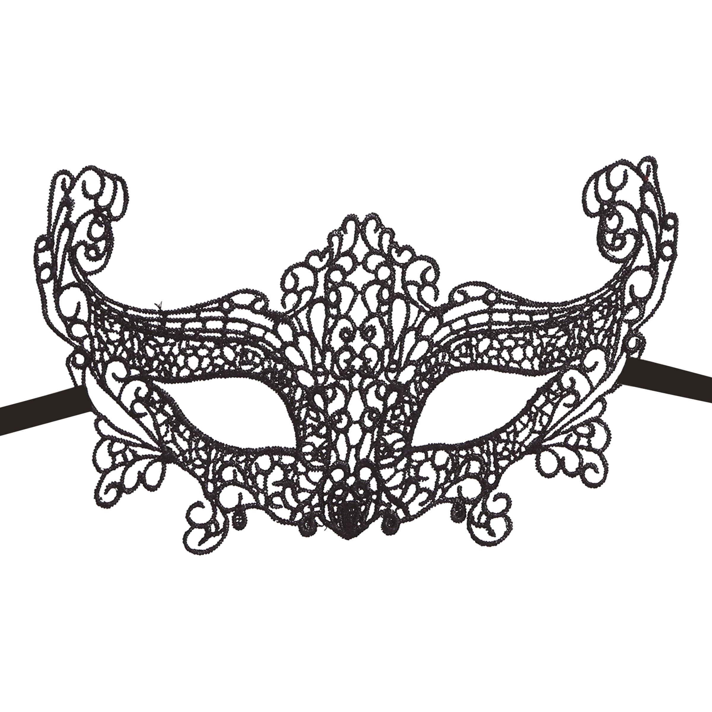 Ögonmask Spets Svart - One size | Hem - Maskerad - Masker - Vuxenmasker | Pryloteket