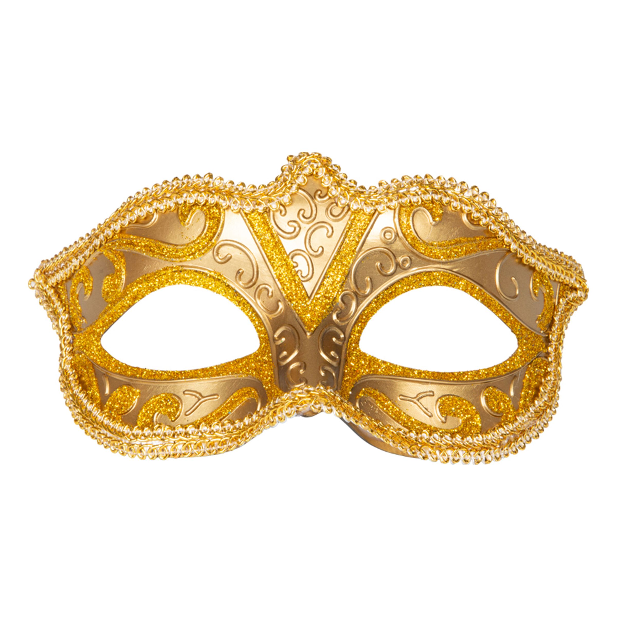 Ögonmask Venetian Guld | Hem//Teman//Färger//Guld | PartyOutlet