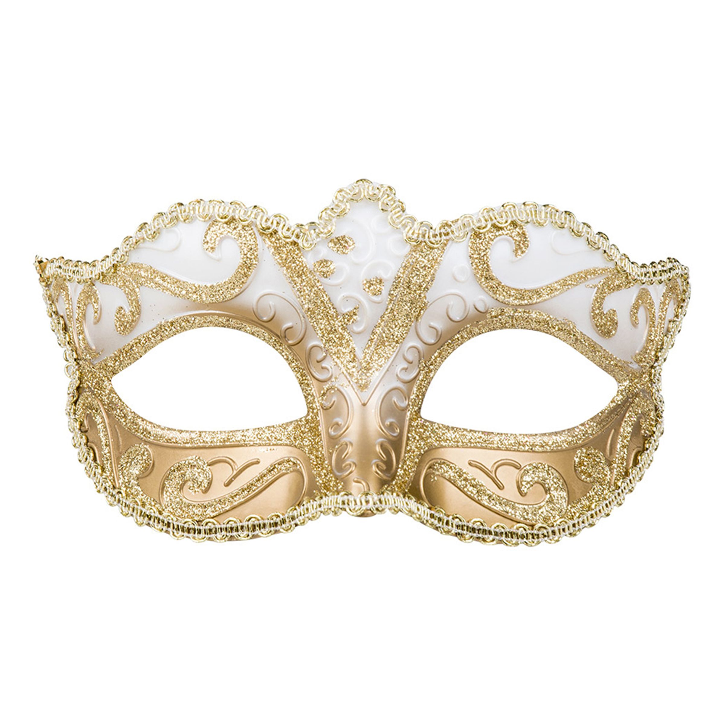 Läs mer om Ögonmask Venice Guld - One size