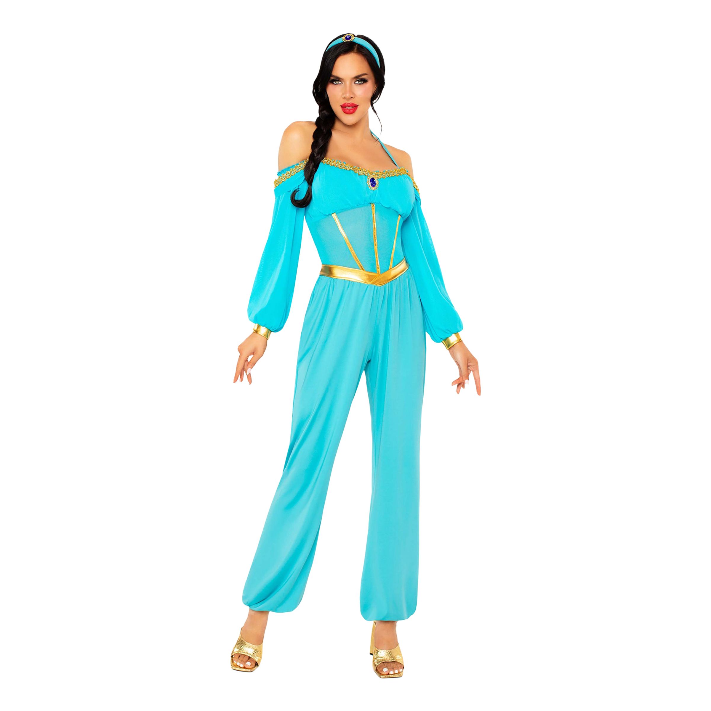 Ökenprinsessa Jumpsuit Deluxe Maskeraddräkt - Large | Hem - Maskerad - Maskeraddräkter - Damdräkter | Pryloteket